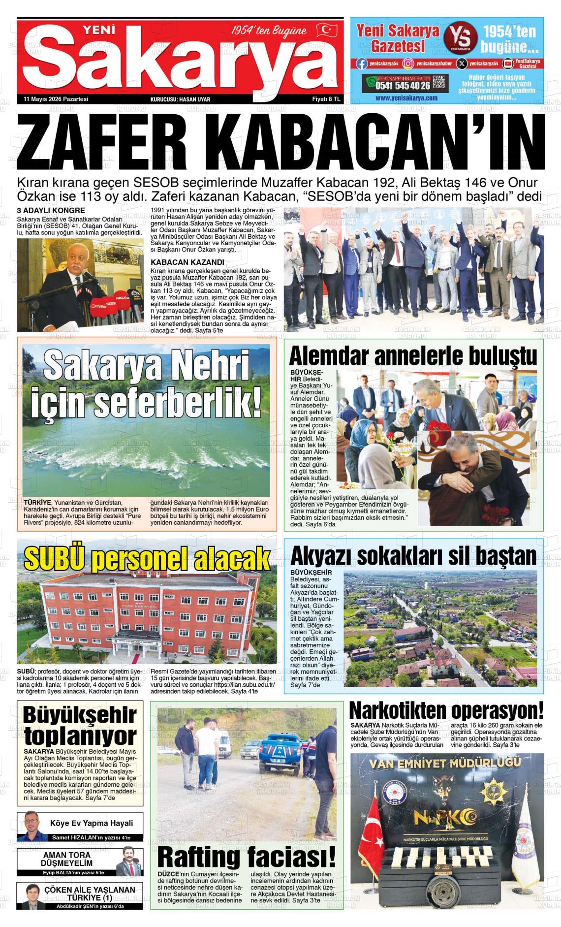 Sakarya Yeni 11.05.2026