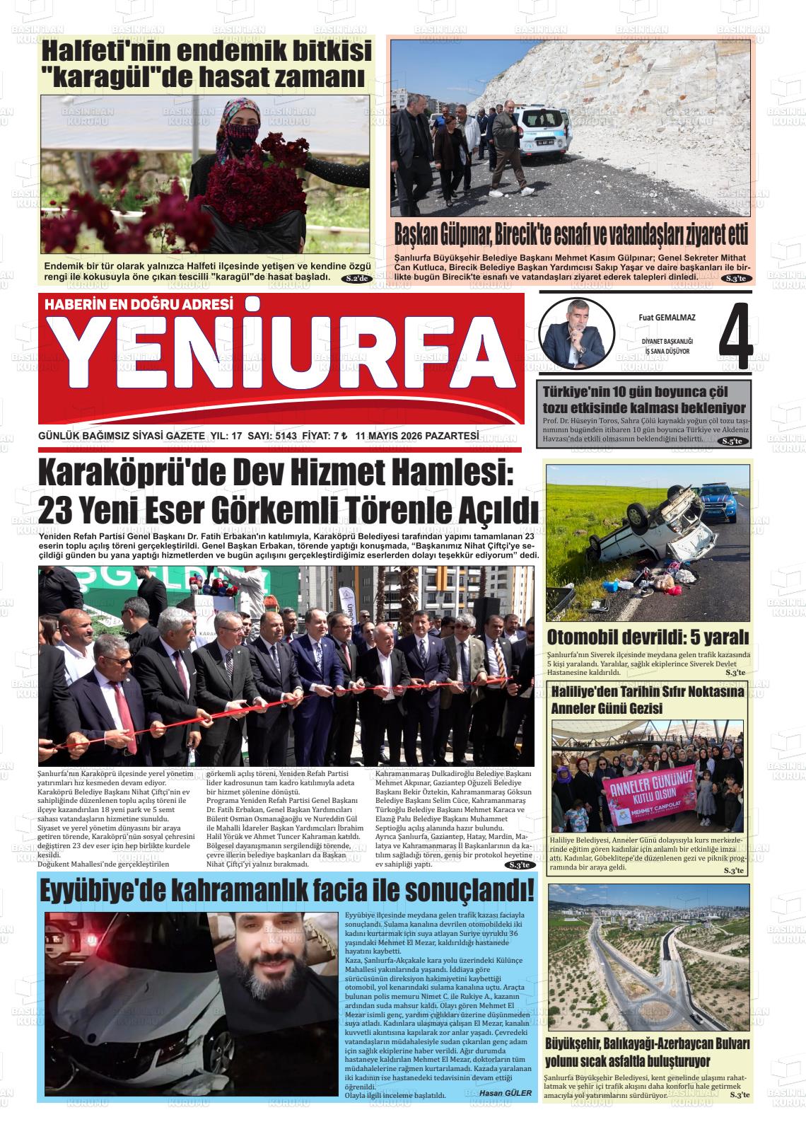 Sanliurfa Yeniurfa 11.05.2026