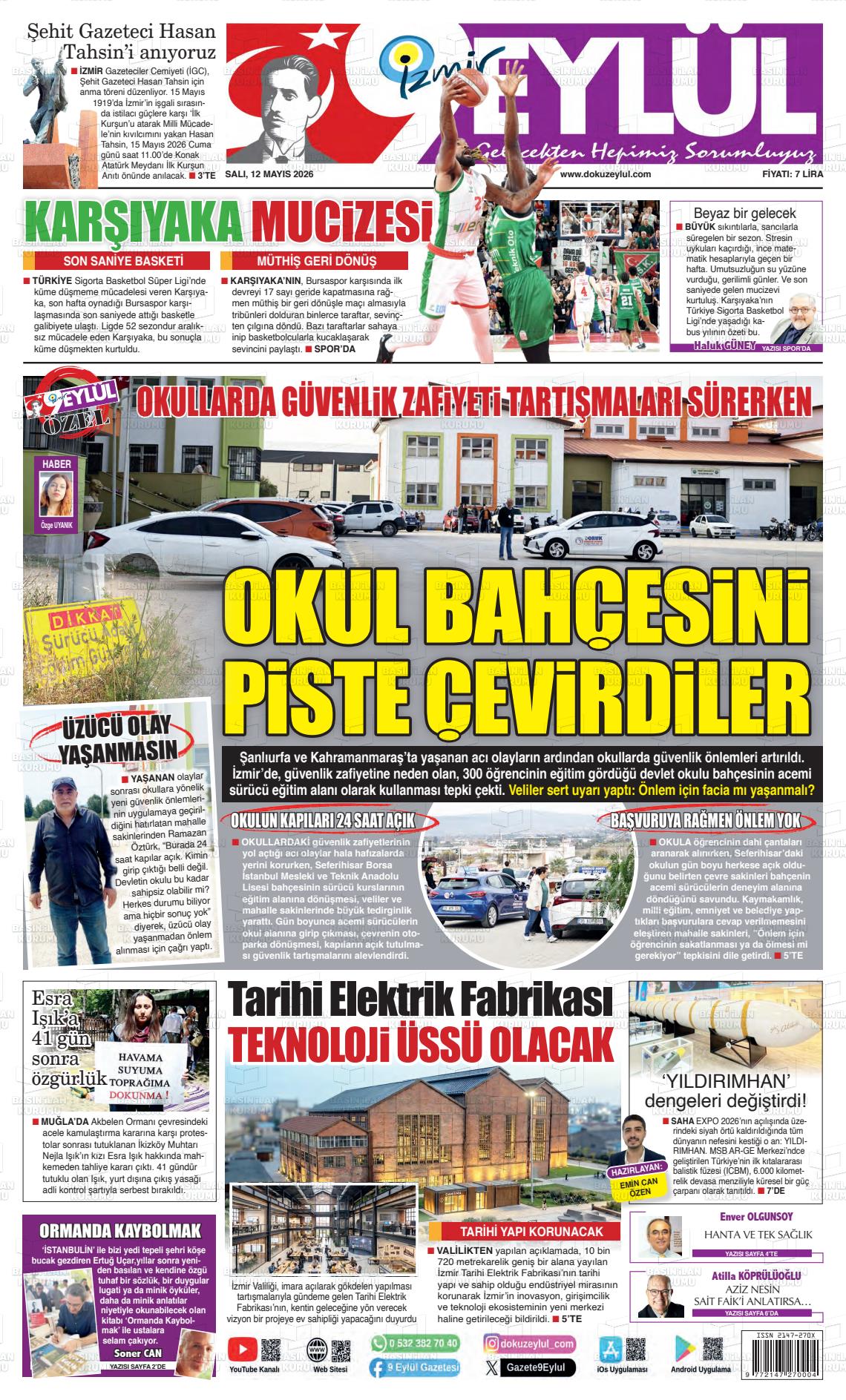 Izmir 9 Eylul 12.05.2026