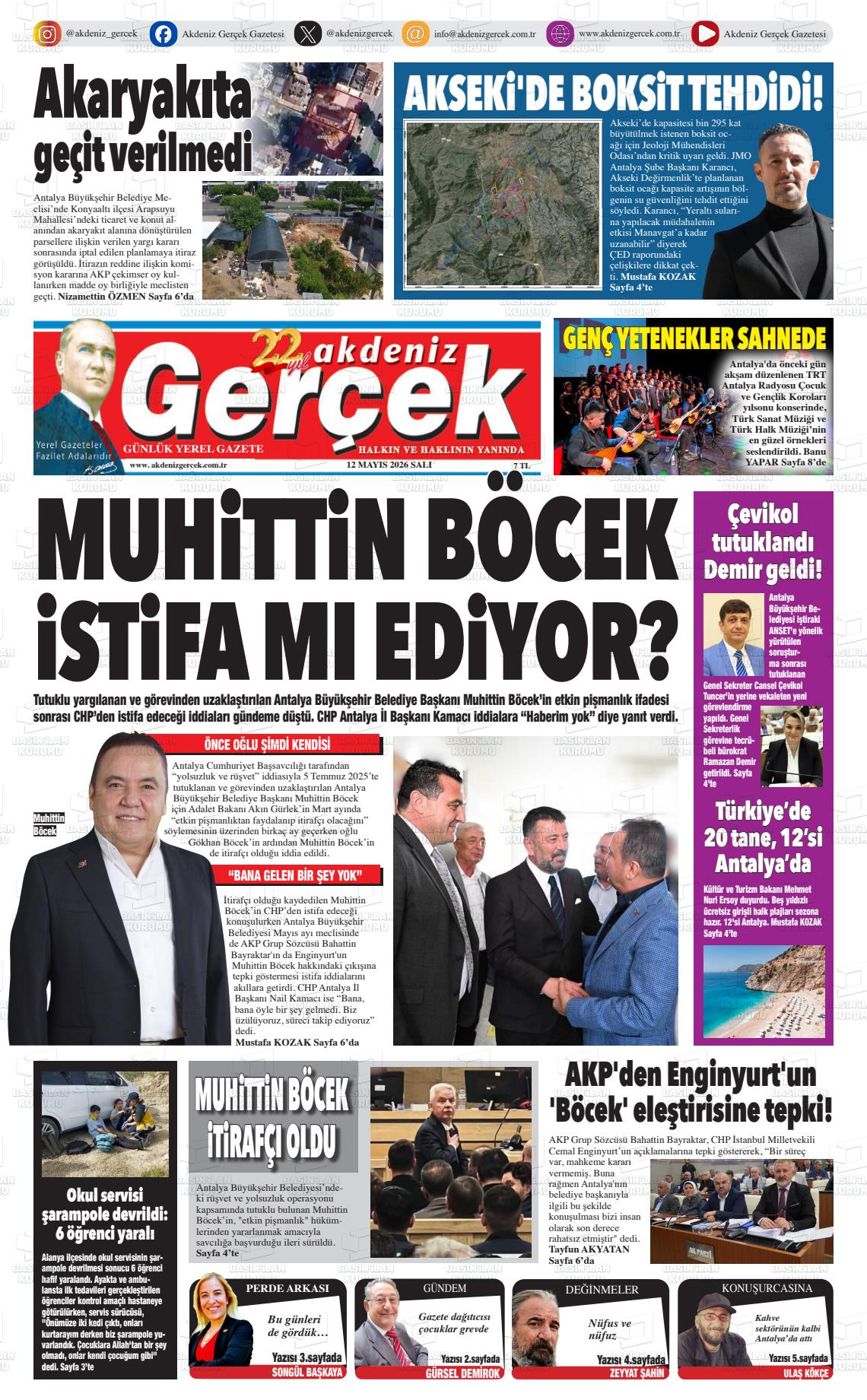 Antalya Akdenizgercek 12.05.2026