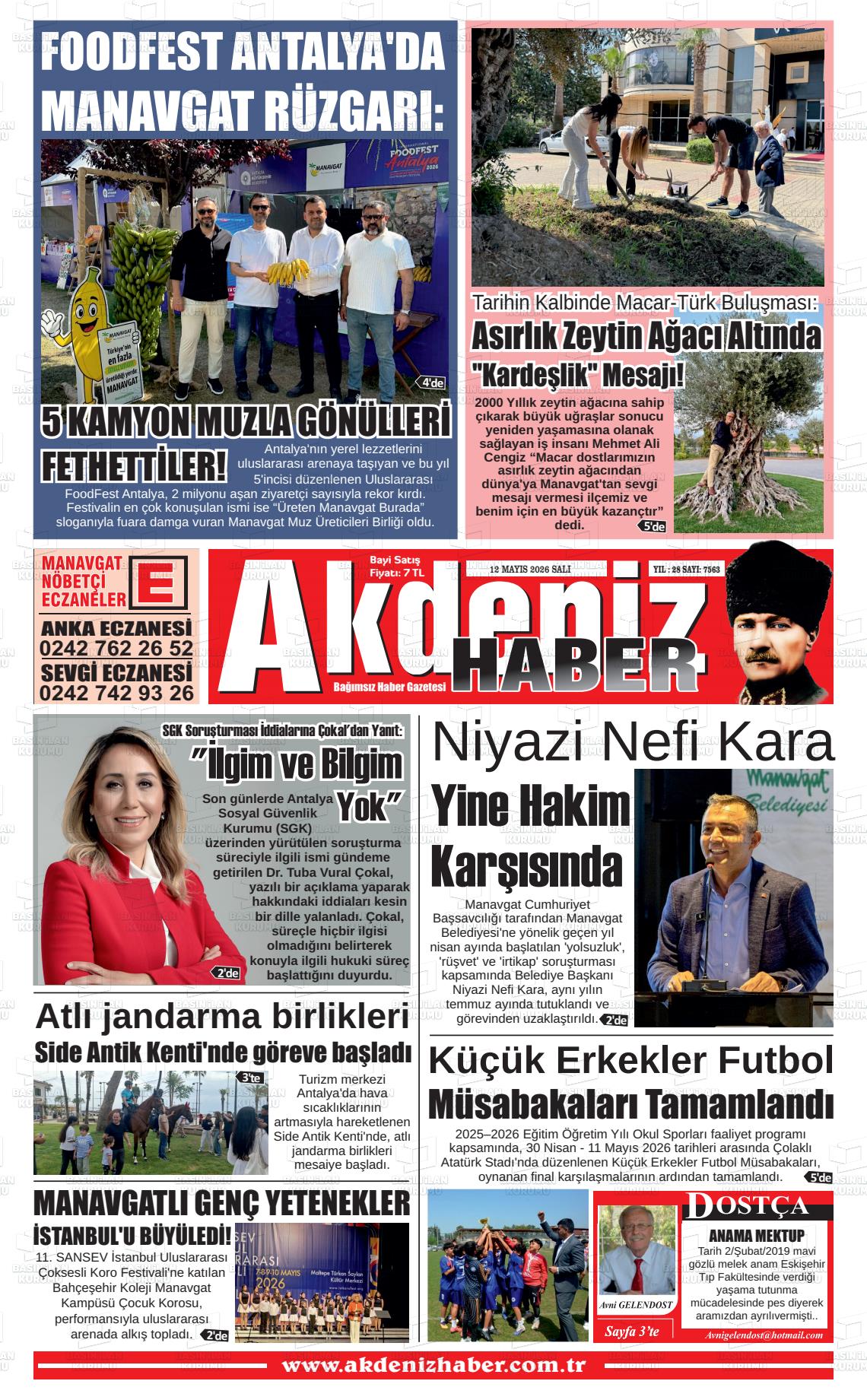 Antalya Akdenizhaber 12.05.2026