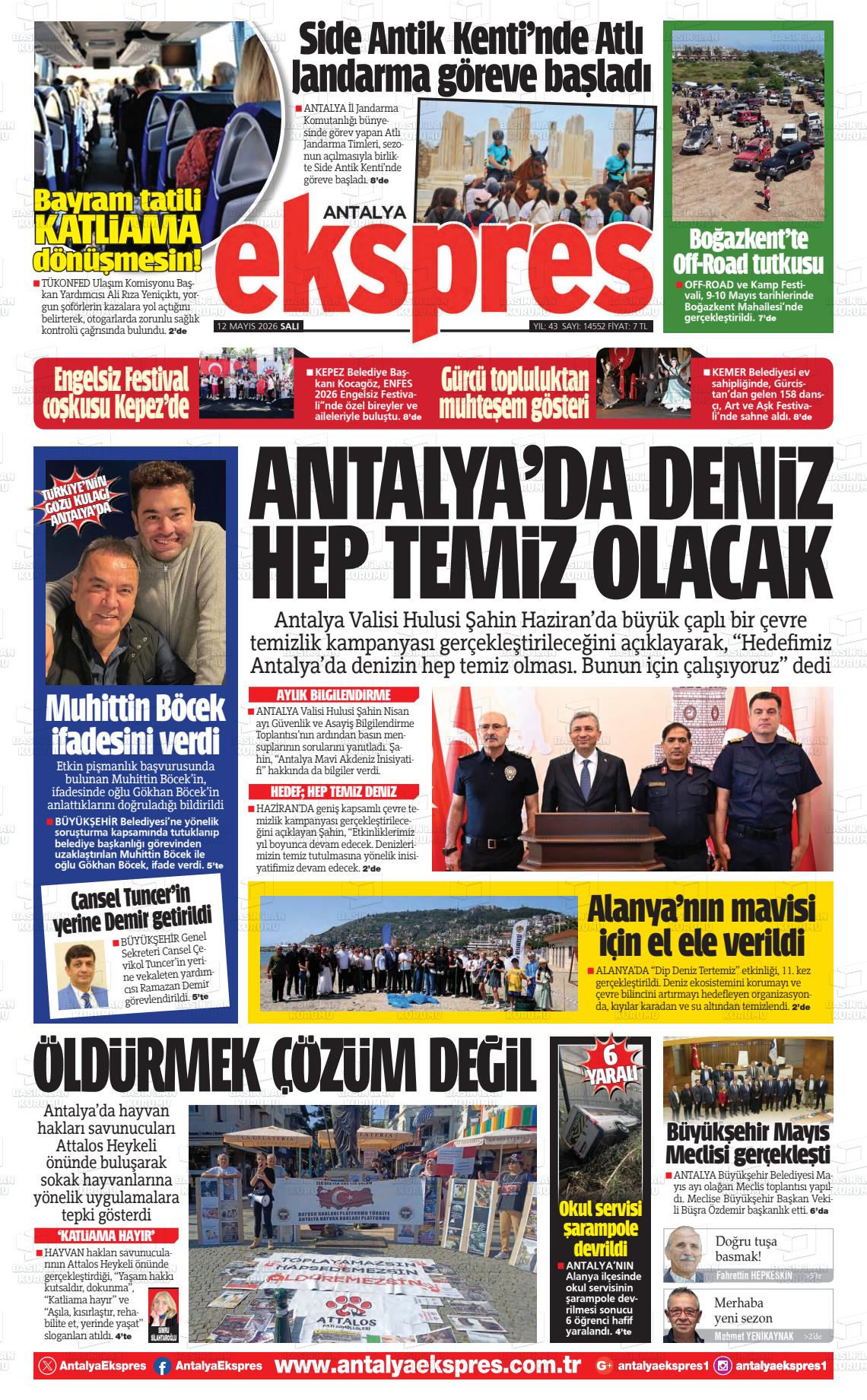 Antalya Ekspres 12.05.2026