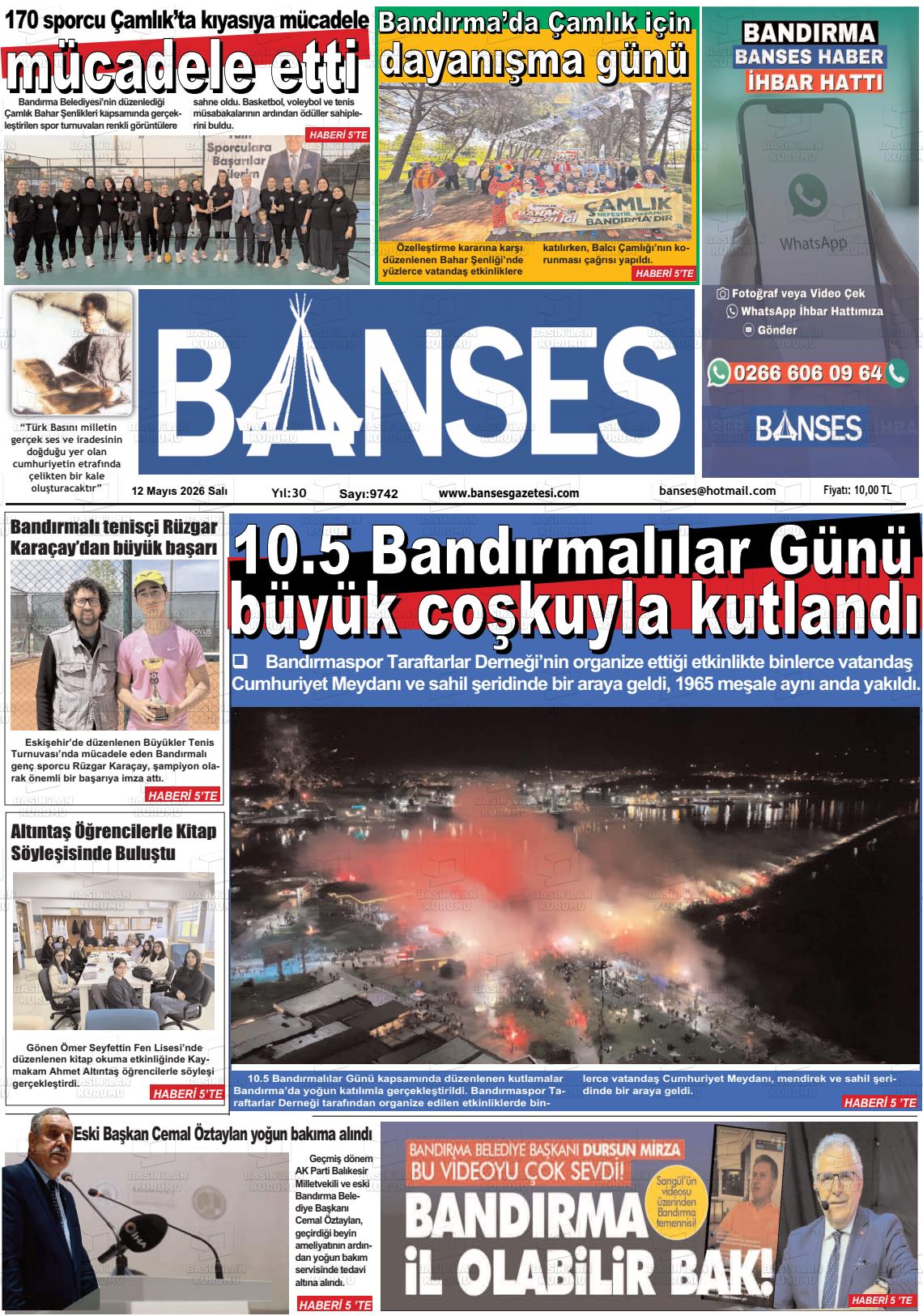 Balikesir Banses 12.05.2026