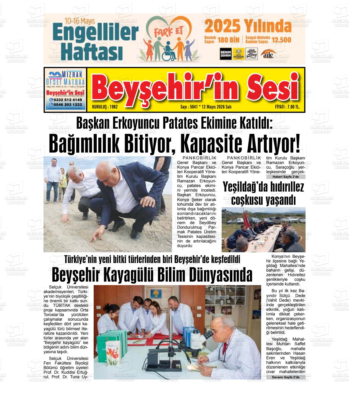 Konya Beysehirinsesi 12.05.2026