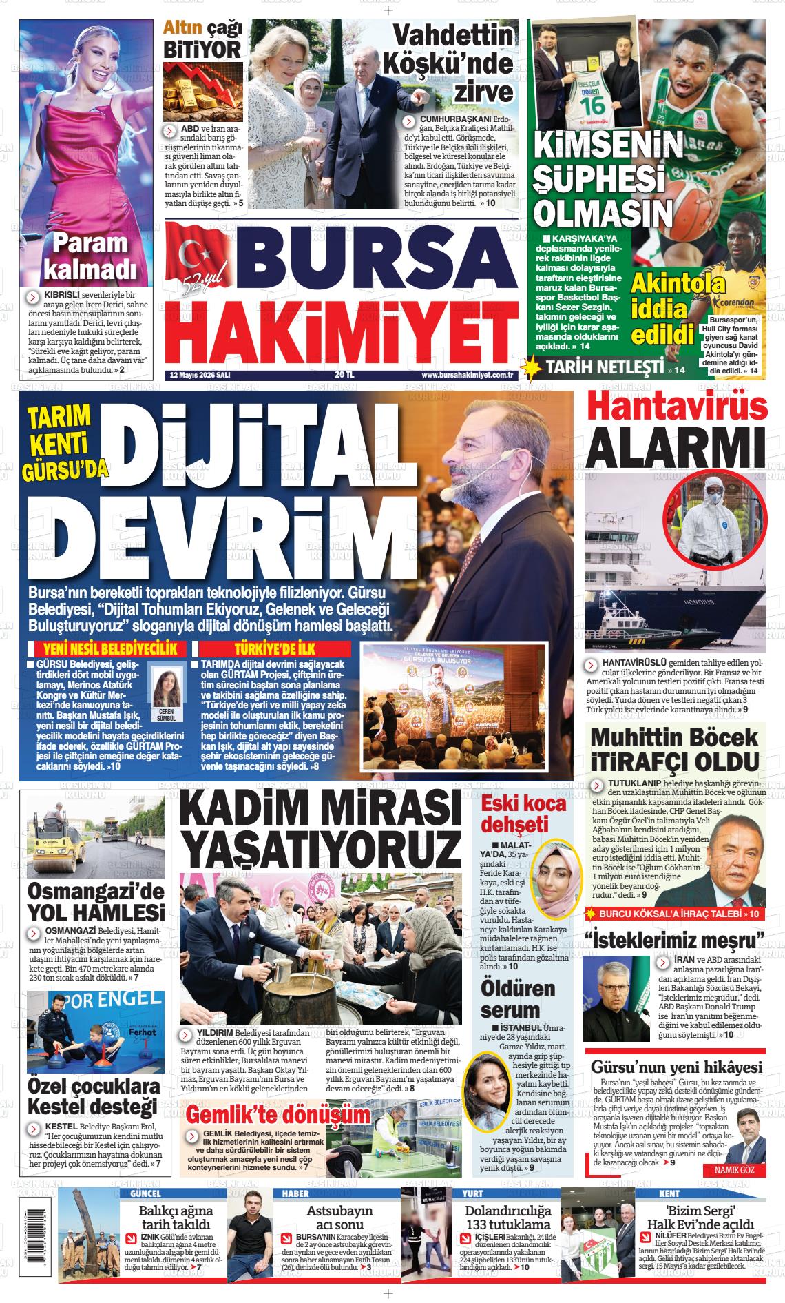Bursa Hakimiyet 12.05.2026