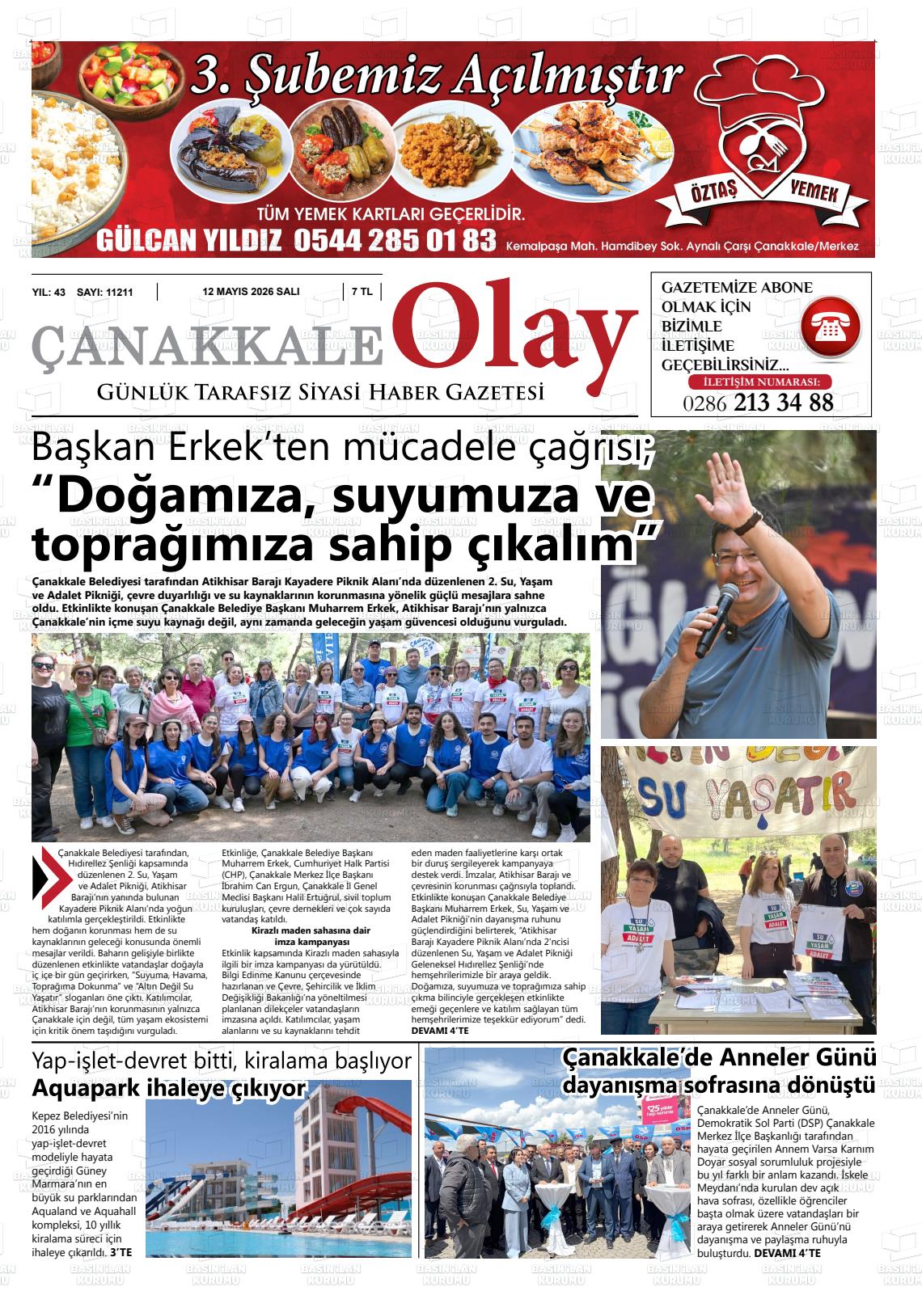 Canakkale Olay 12.05.2026