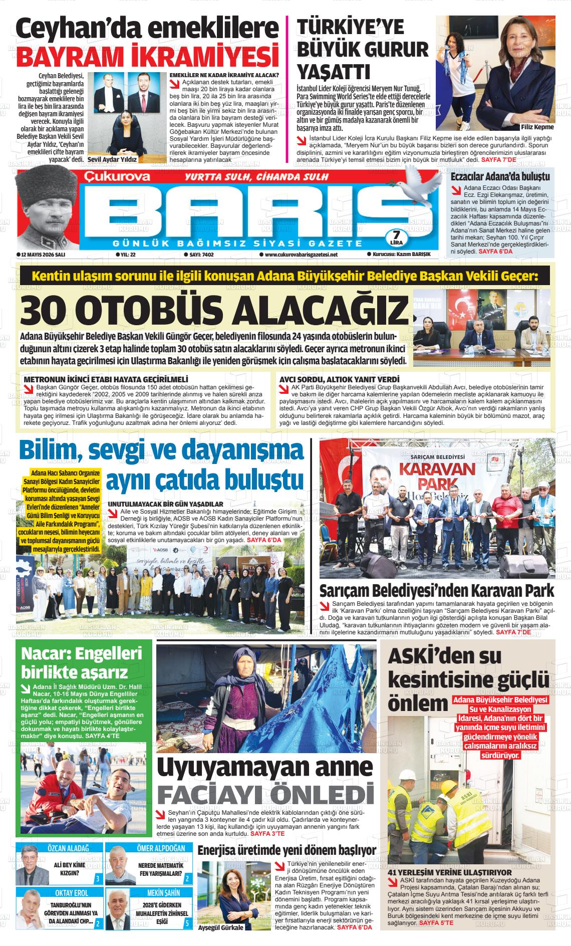 Adana Cukurovabaris 12.05.2026
