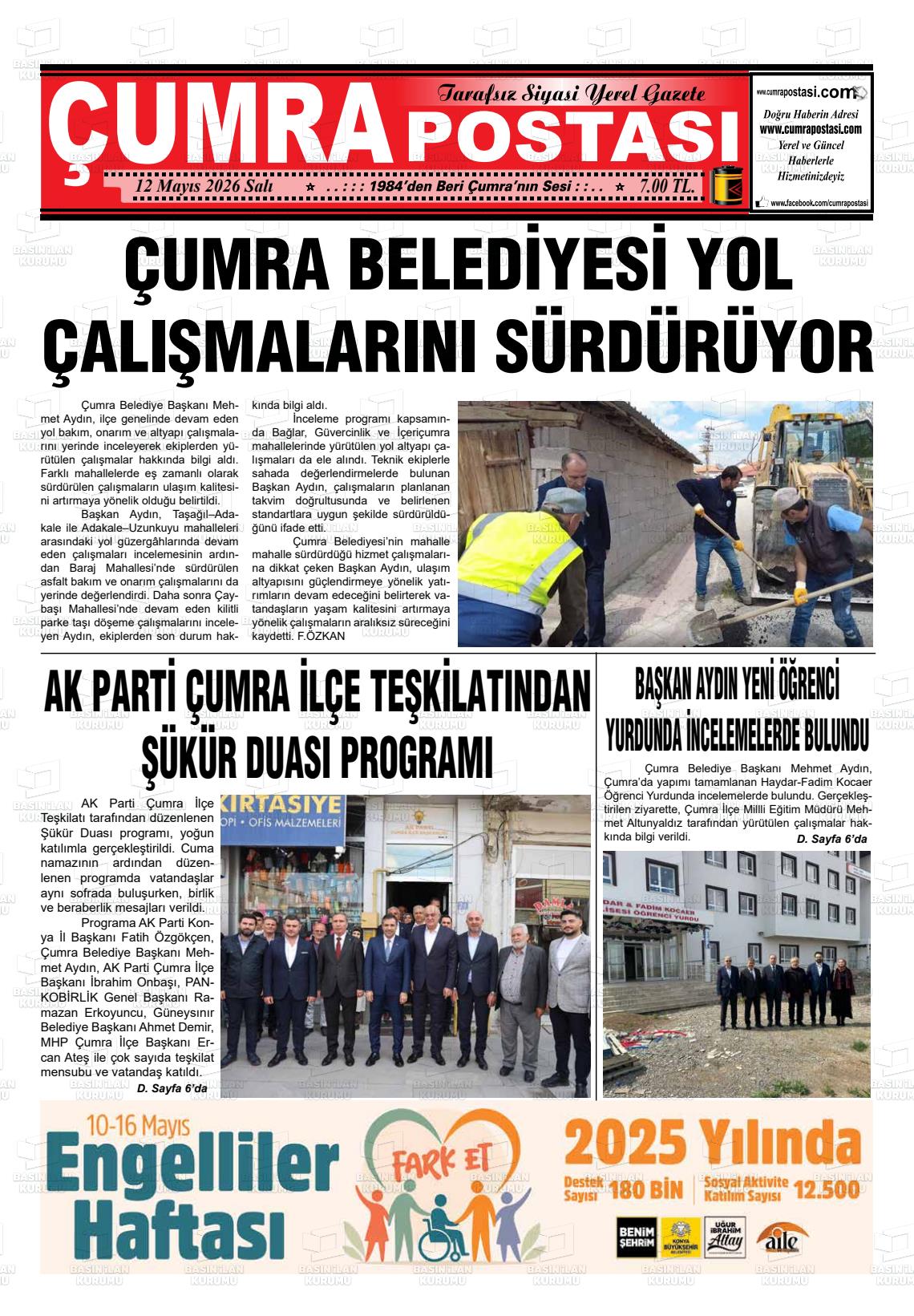 Konya Cumrapostasi 12.05.2026