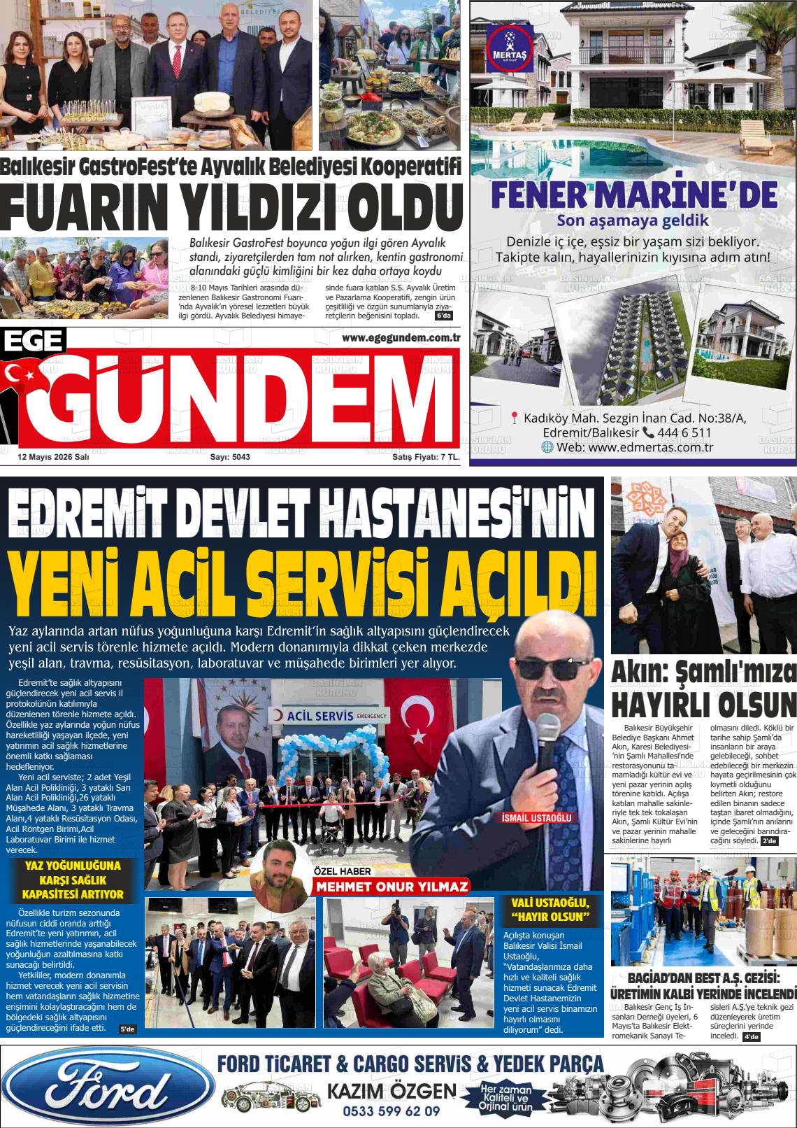 Balikesir Egegundem 12.05.2026