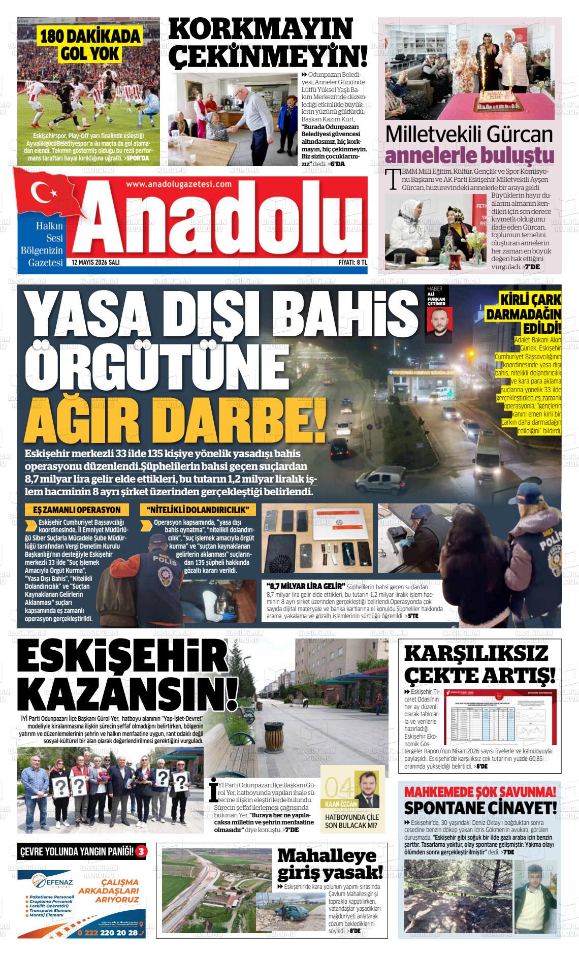 Eskisehir Anadolu 12.05.2026