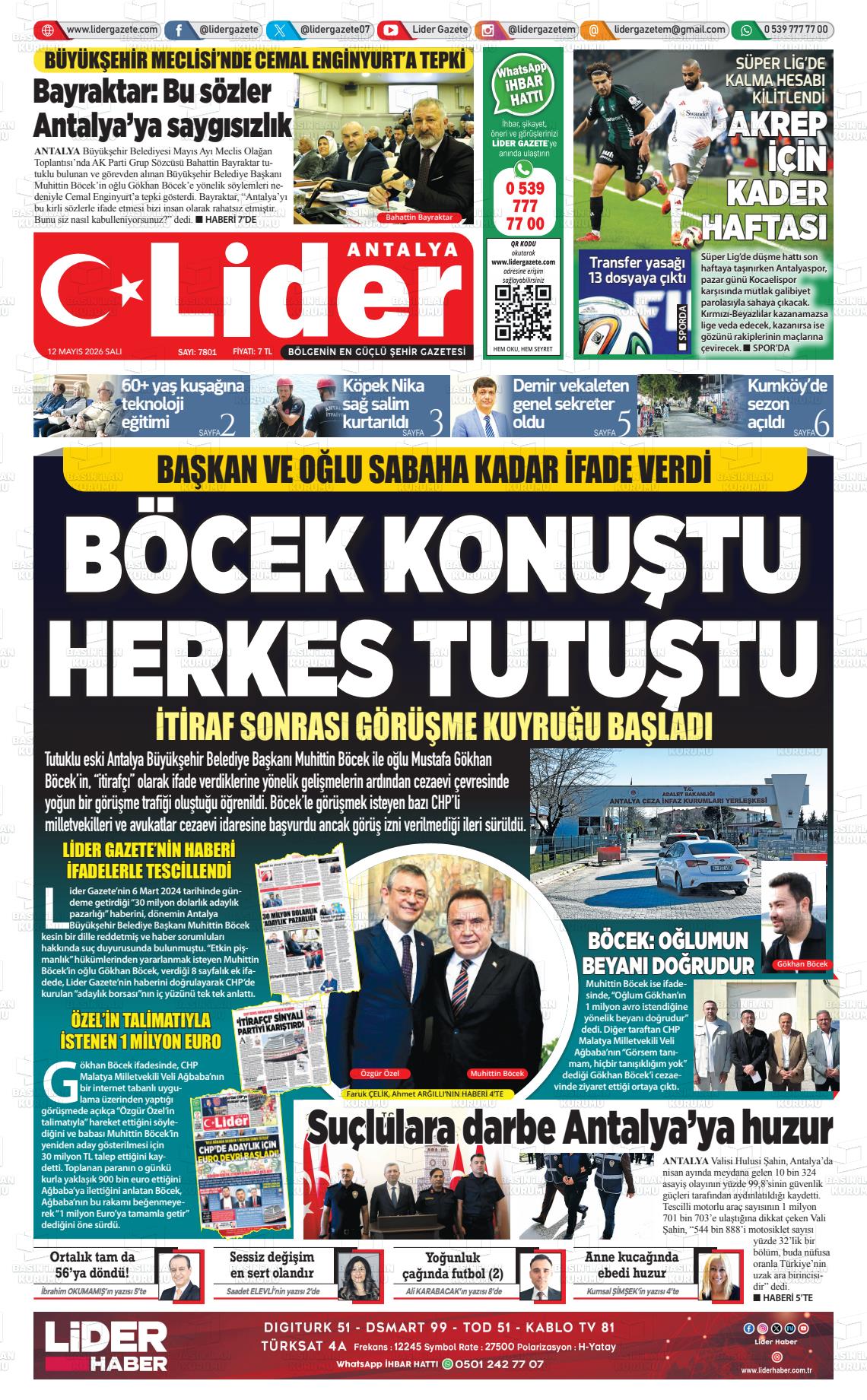 Antalya Gazetebir 12.05.2026