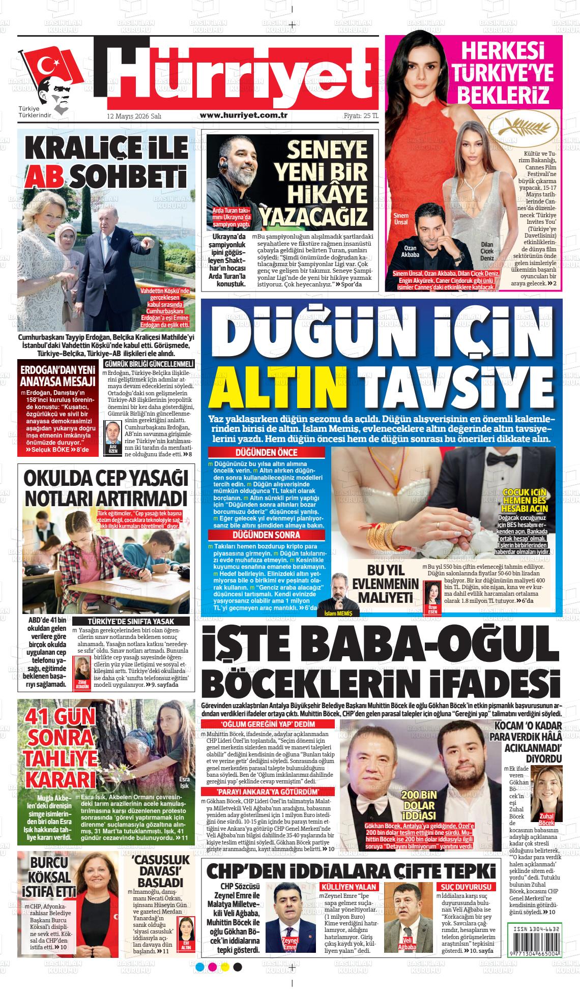 Hürriyet Gazetesi 12.05.2026