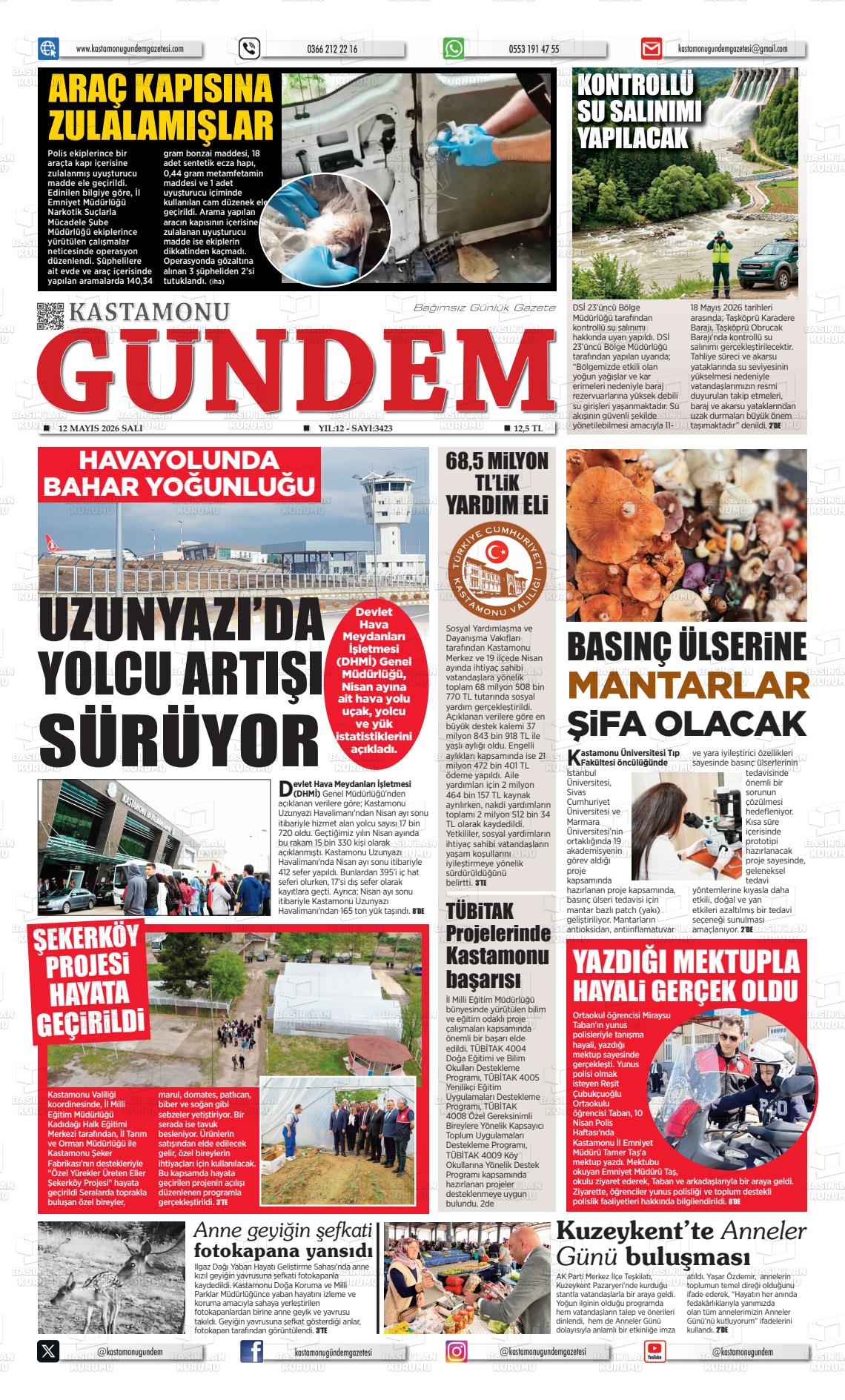 Kastamonu Gundem 12.05.2026