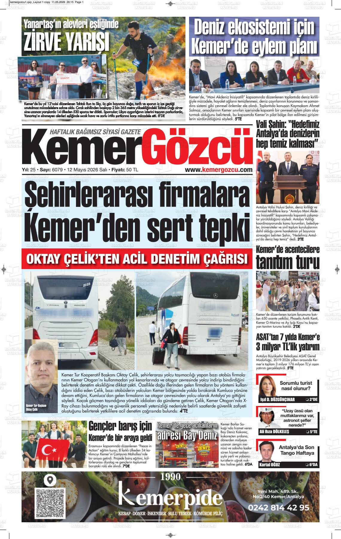 Antalya Kemergozcu 12.05.2026