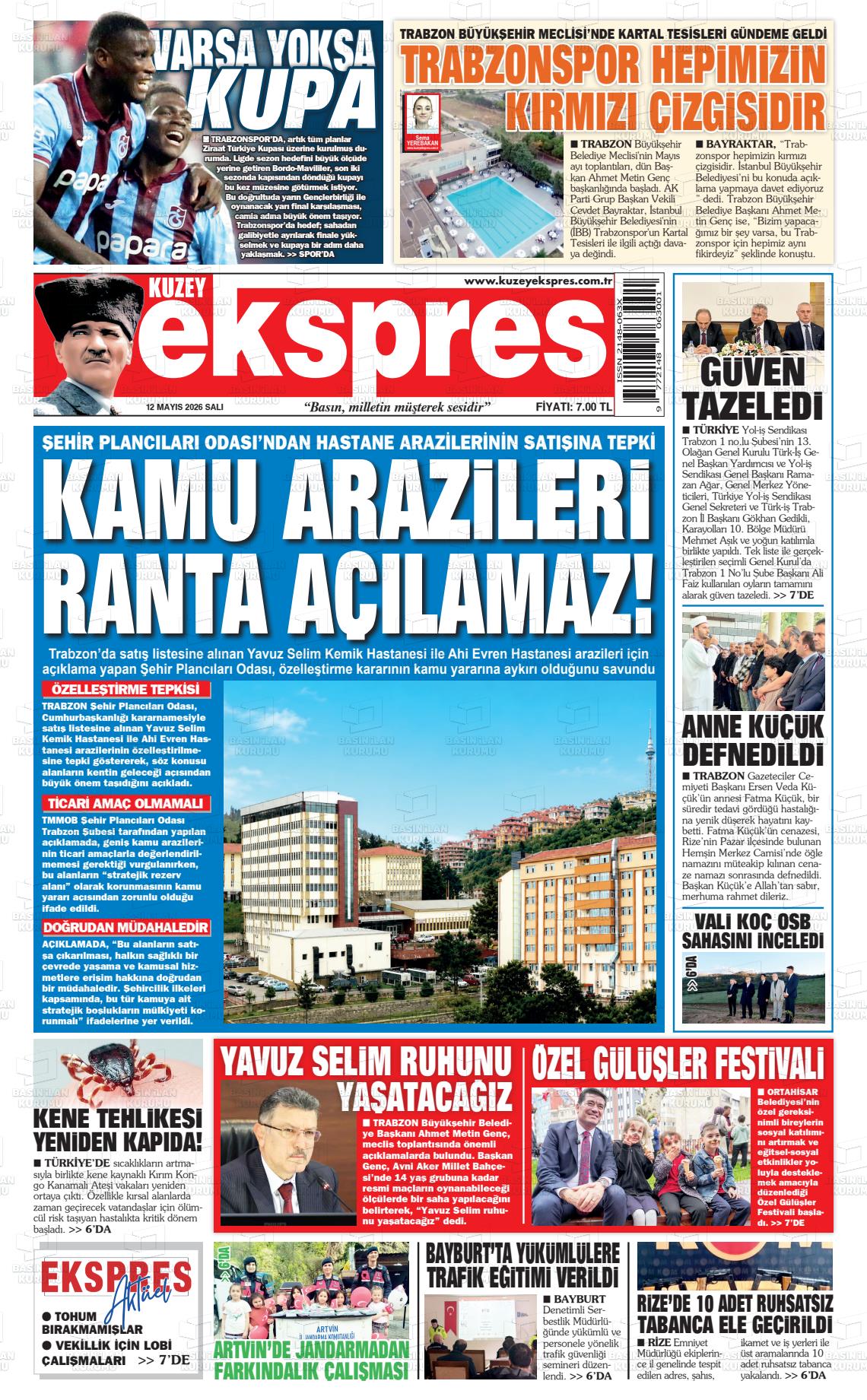 Trabzon Kuzeyekspres 12.05.2026