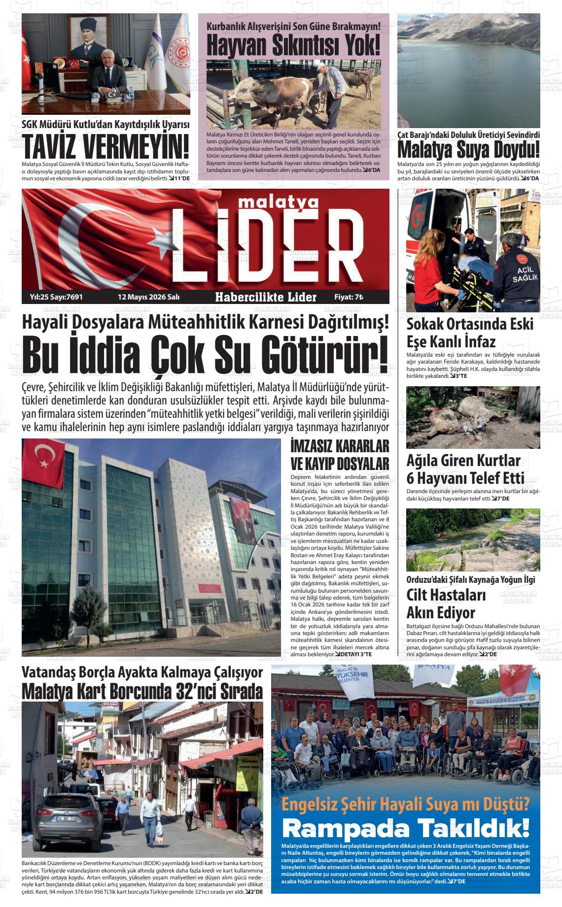 Malatya Sonsoz 12.05.2026