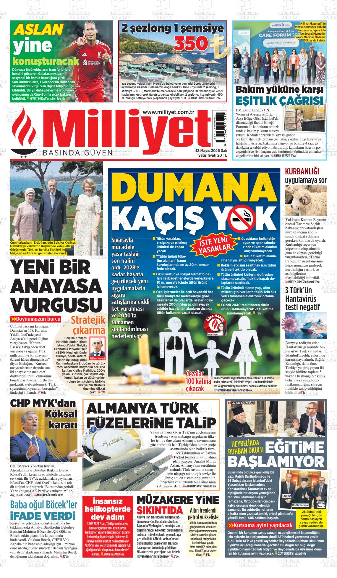 Milliyet Gazetesi 12.05.2026