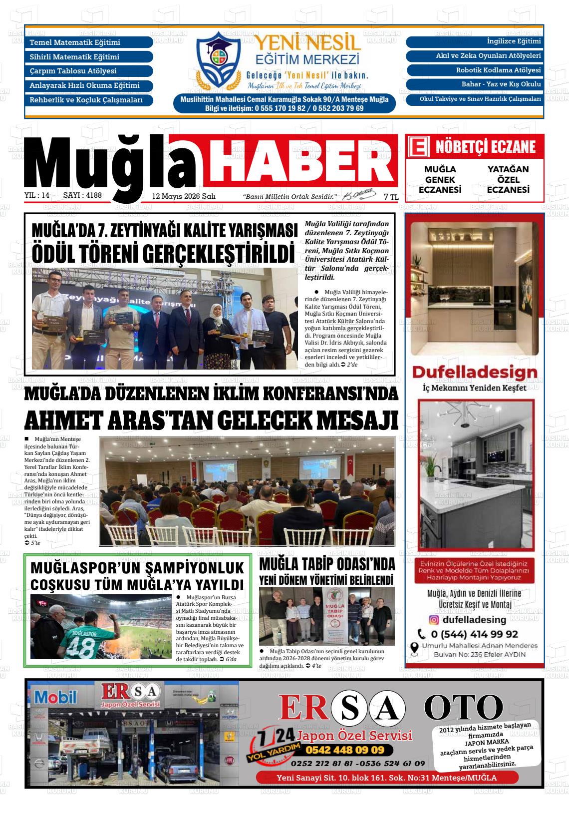 Mugla Haber 12.05.2026