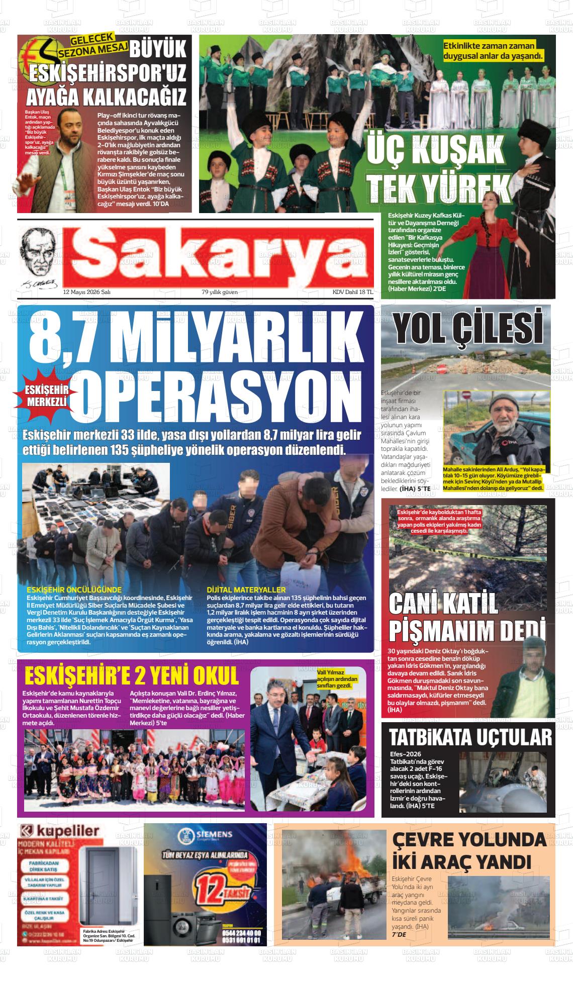 Eskisehir Sakarya 12.05.2026