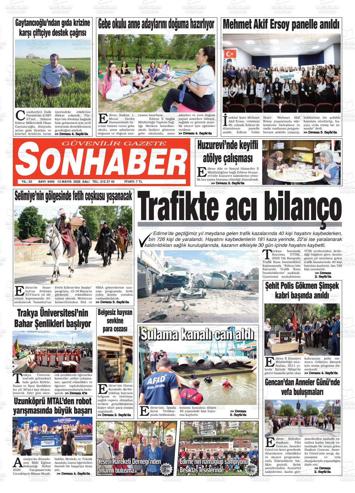 Eskisehir Sonhaber 12.05.2026