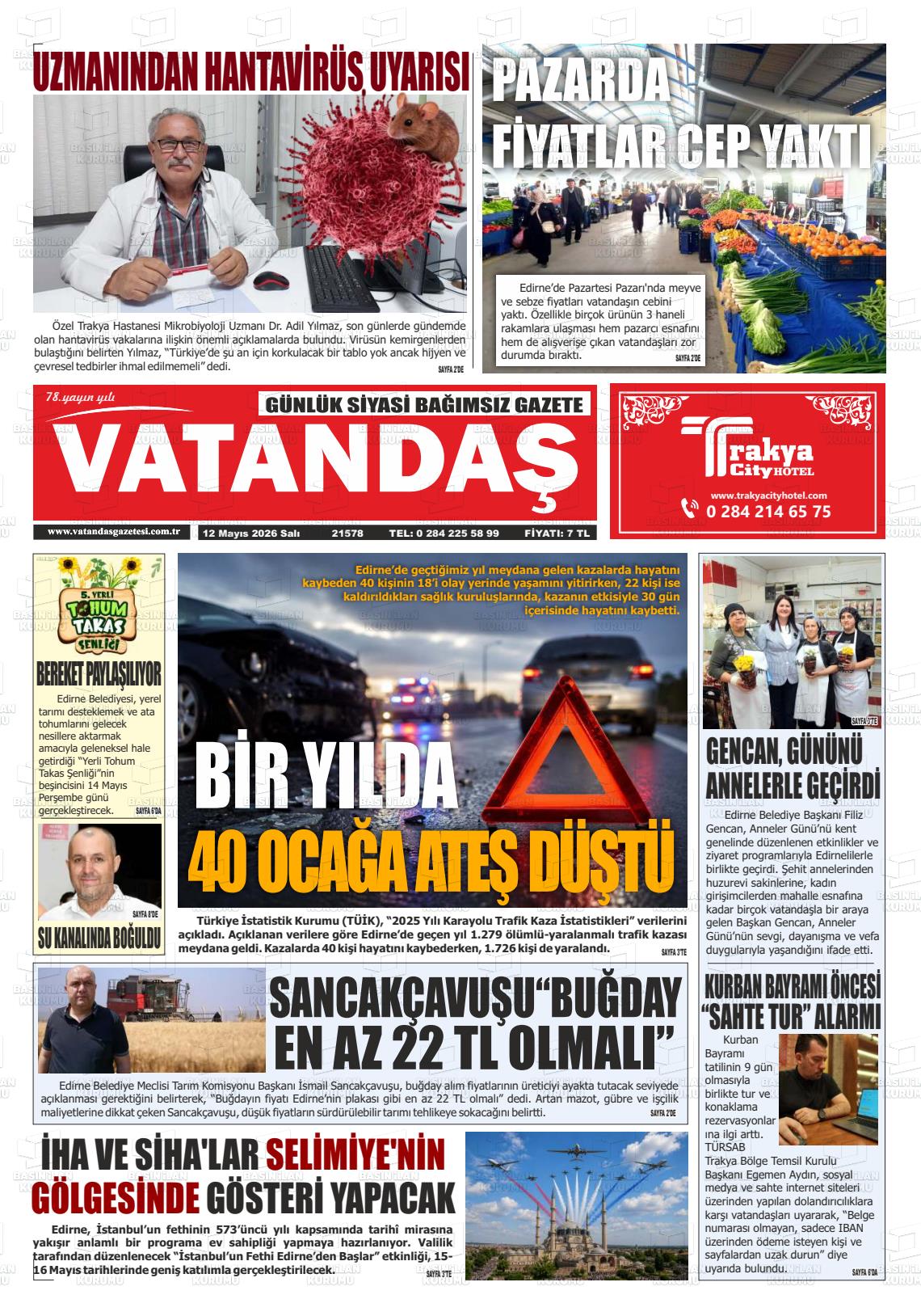 Edirne Vatandas 12.05.2026