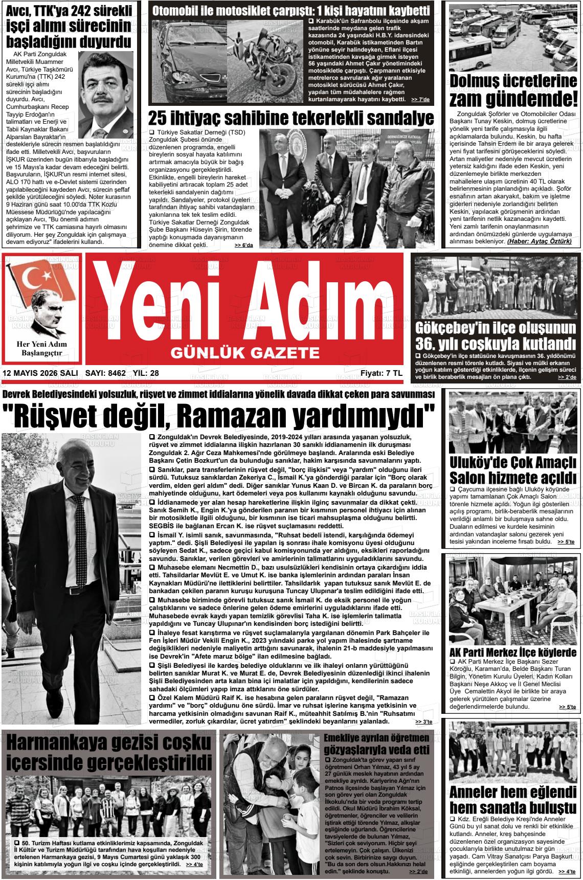 Zonguldak Yeniadim 12.05.2026