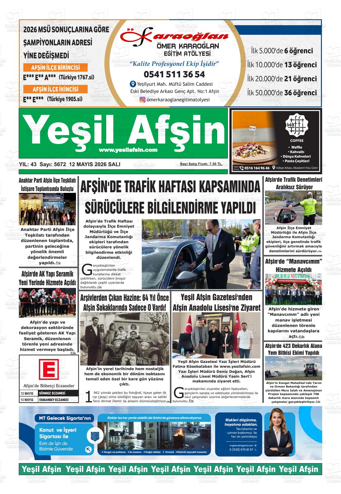 Kahramanmaras Yesilafsin 12.05.2026
