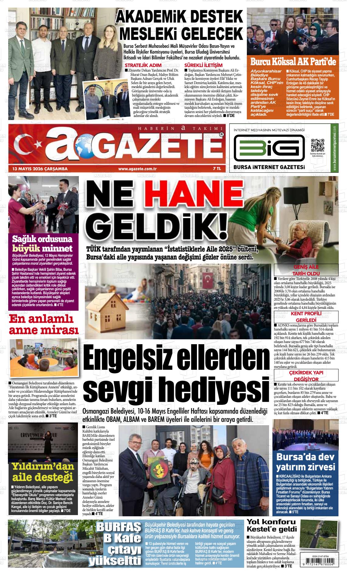 Bursa Agazete 13.05.2026