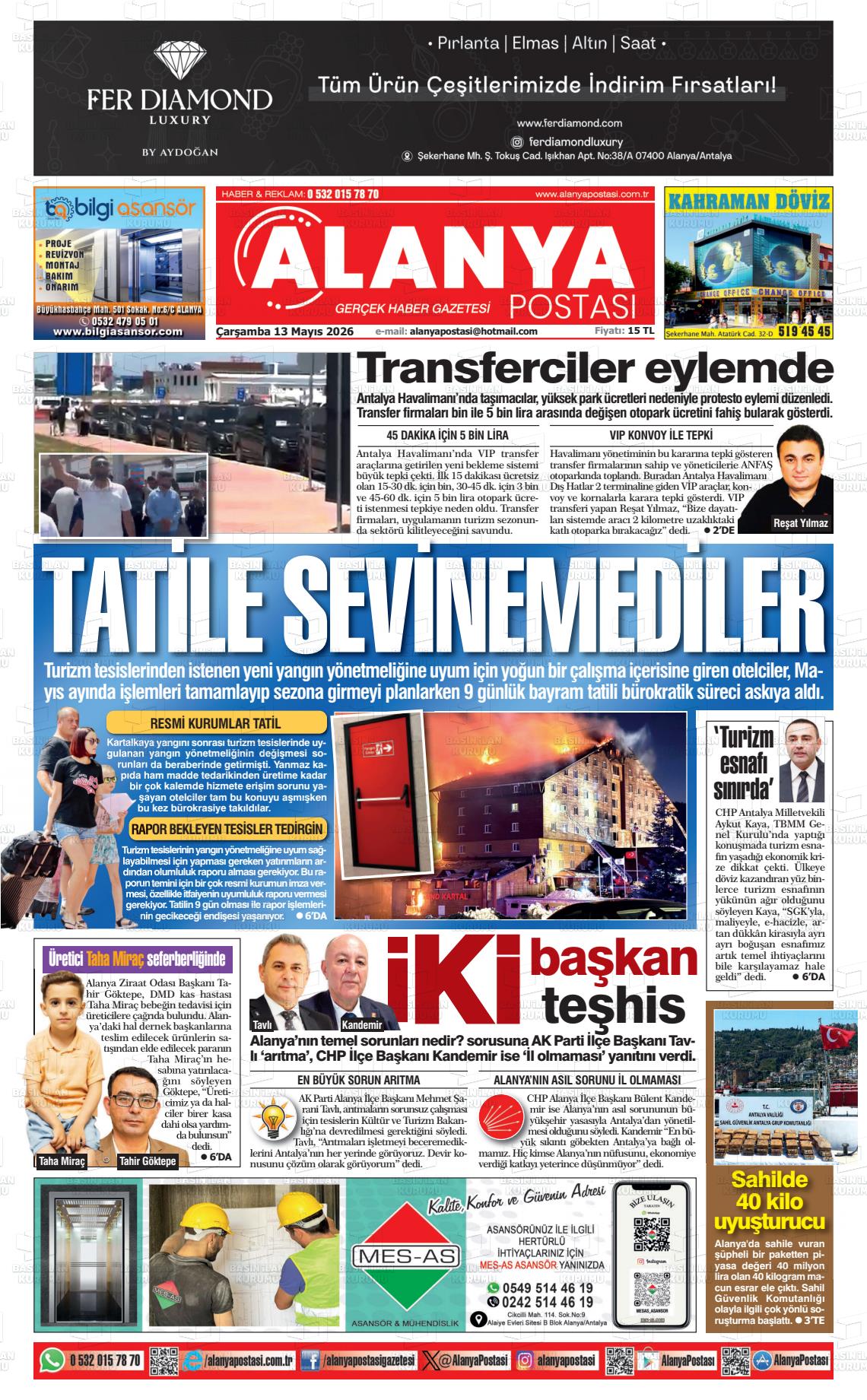 Antalya Alanyapostasi 13.05.2026