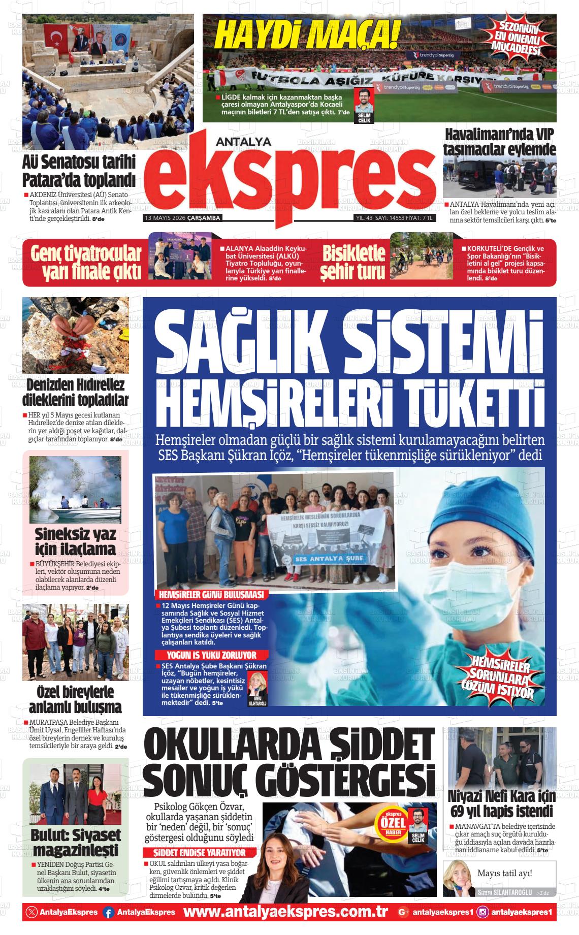 Antalya Ekspres 13.05.2026