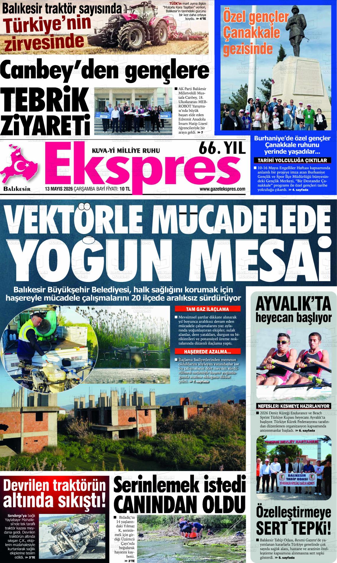 Balikesir Ekspres 13.05.2026