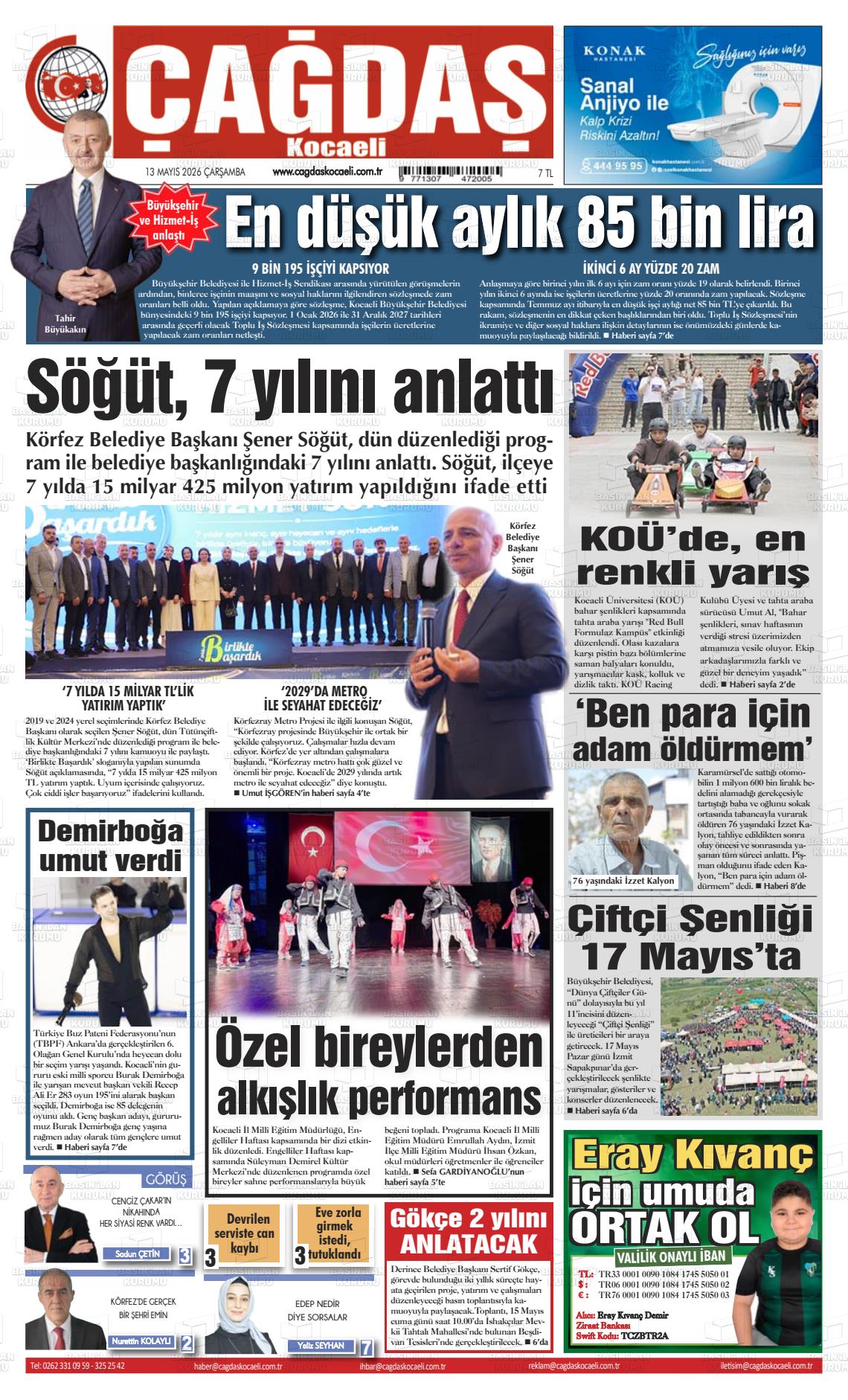 Kocaeli Cagdas 13.05.2026