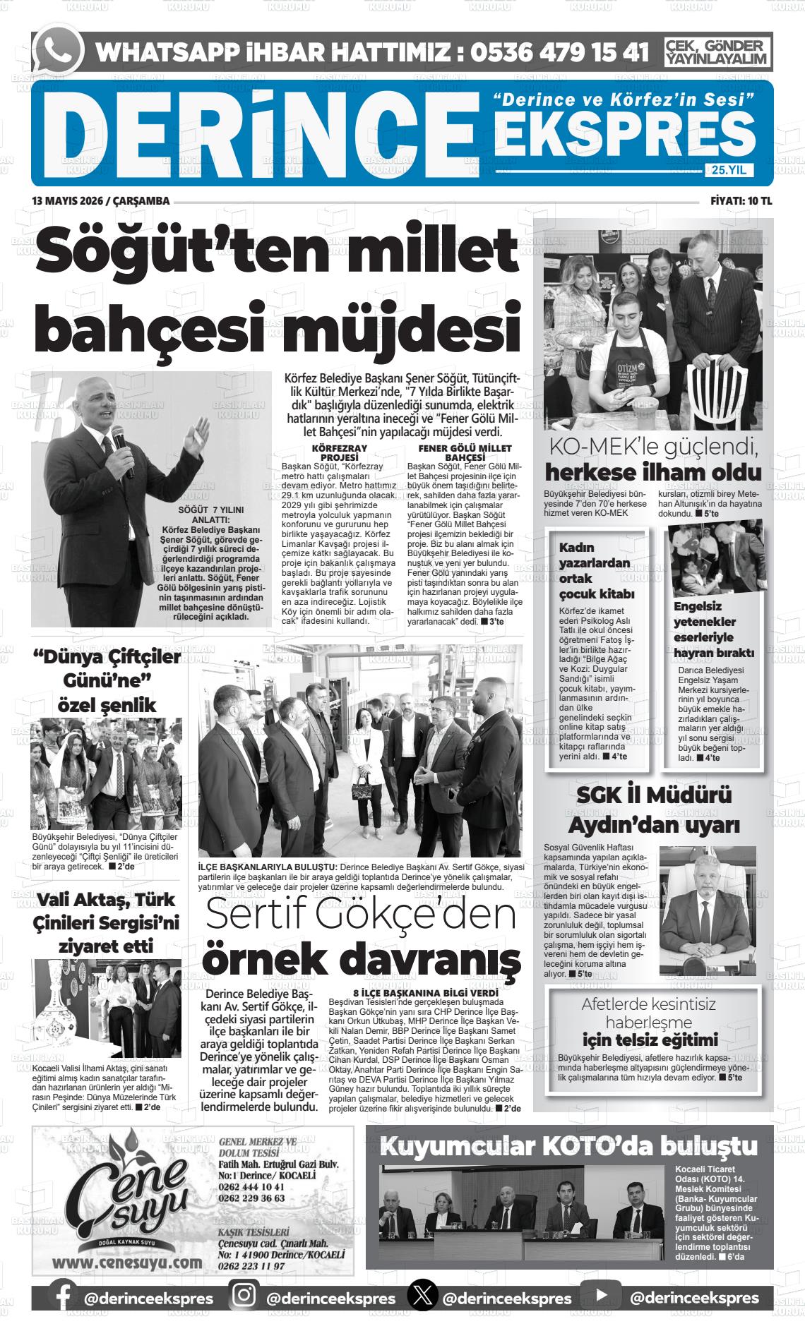 Kocaeli Derinceekspres 13.05.2026