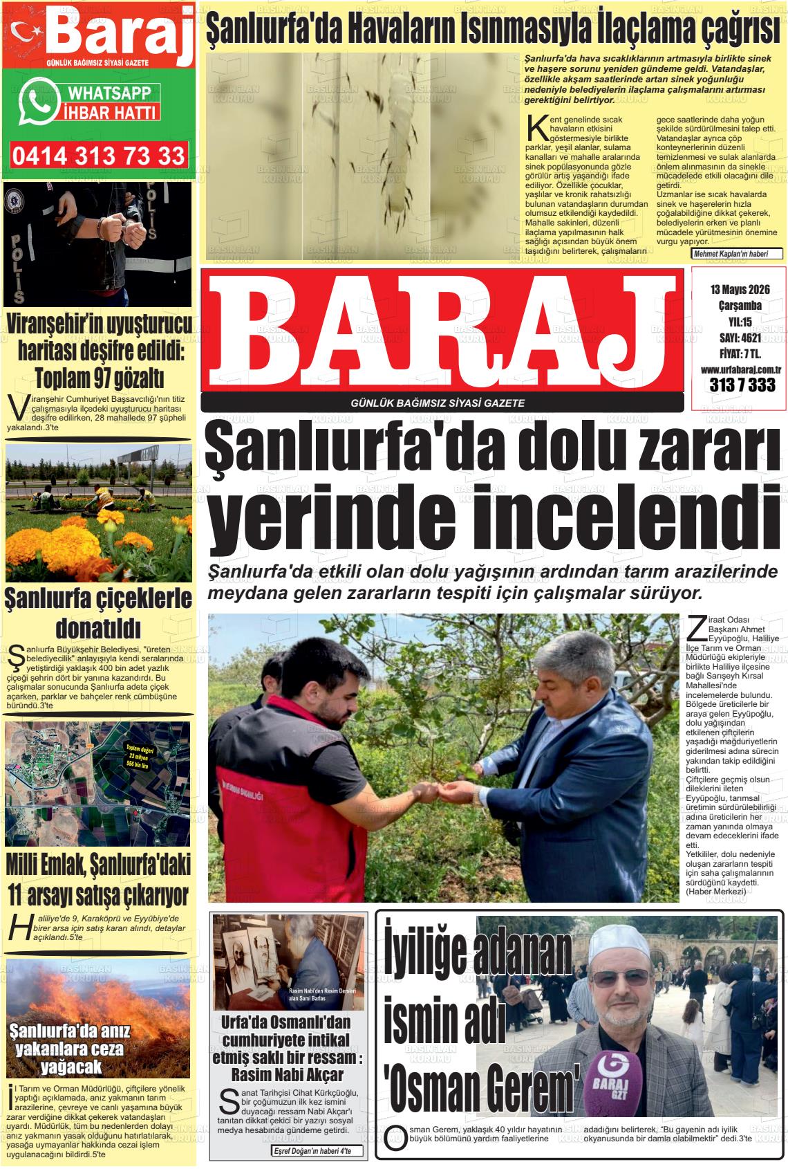 Sanliurfa Dundenbugunesafak 13.05.2026