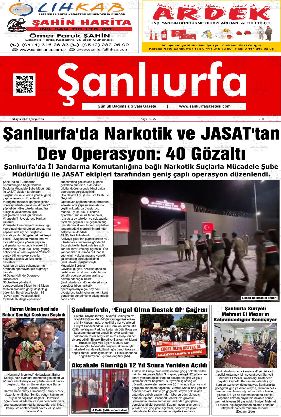 Sanliurfa Dunyadaveturkiyede 13.05.2026
