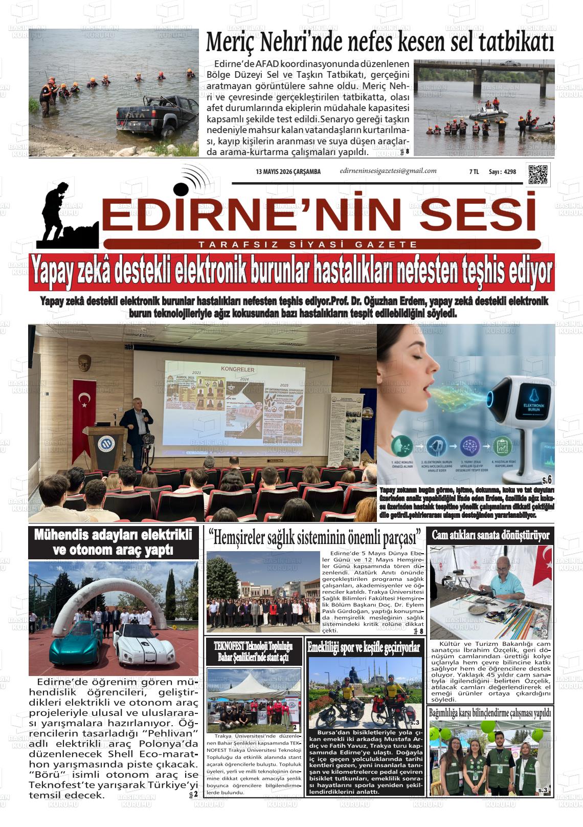 Edirne Star 13.05.2026