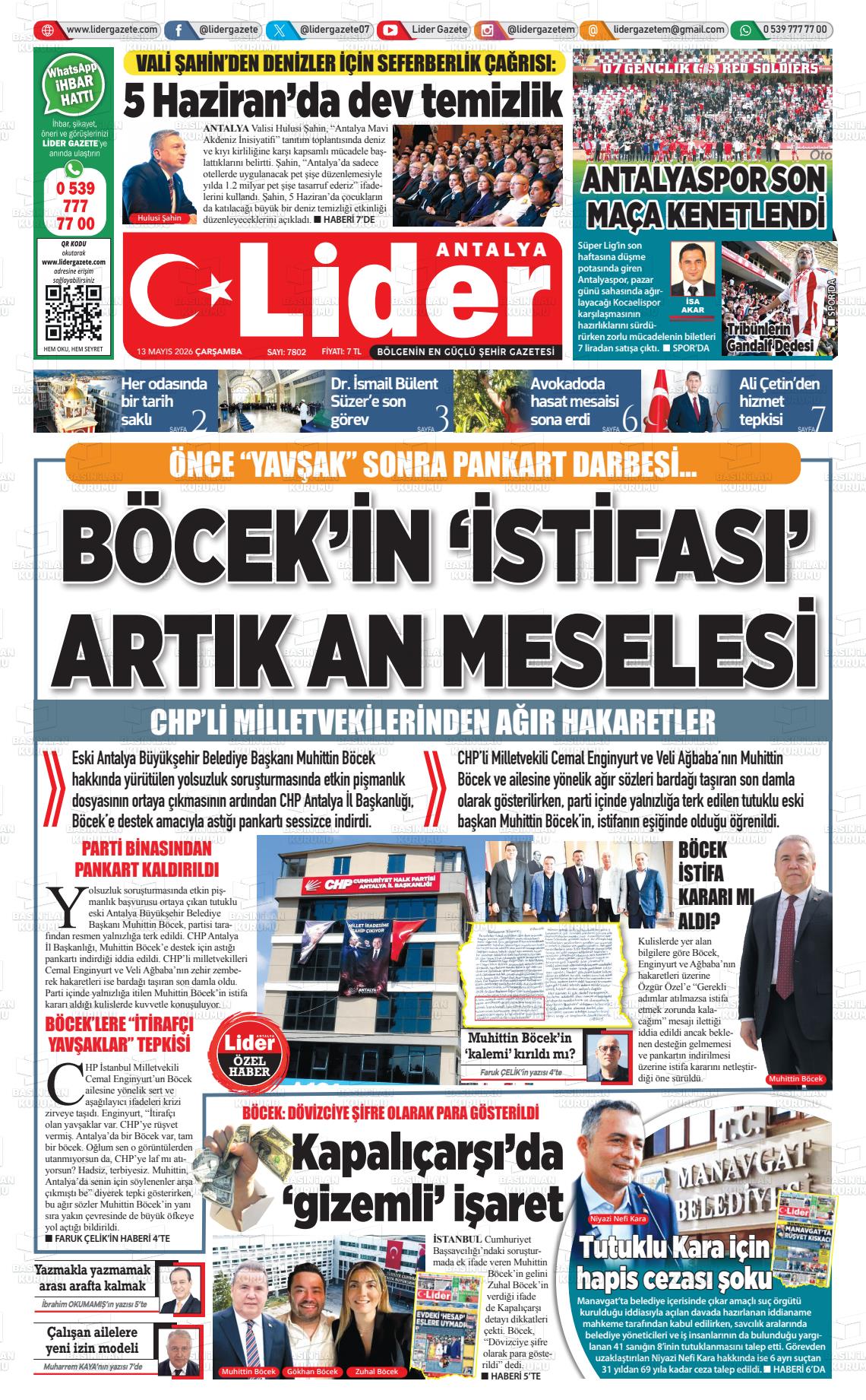 Antalya Gazetebir 13.05.2026
