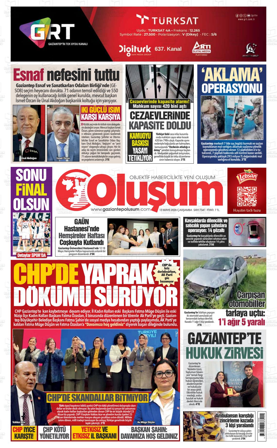 Gaziantep Olusum 13.05.2026