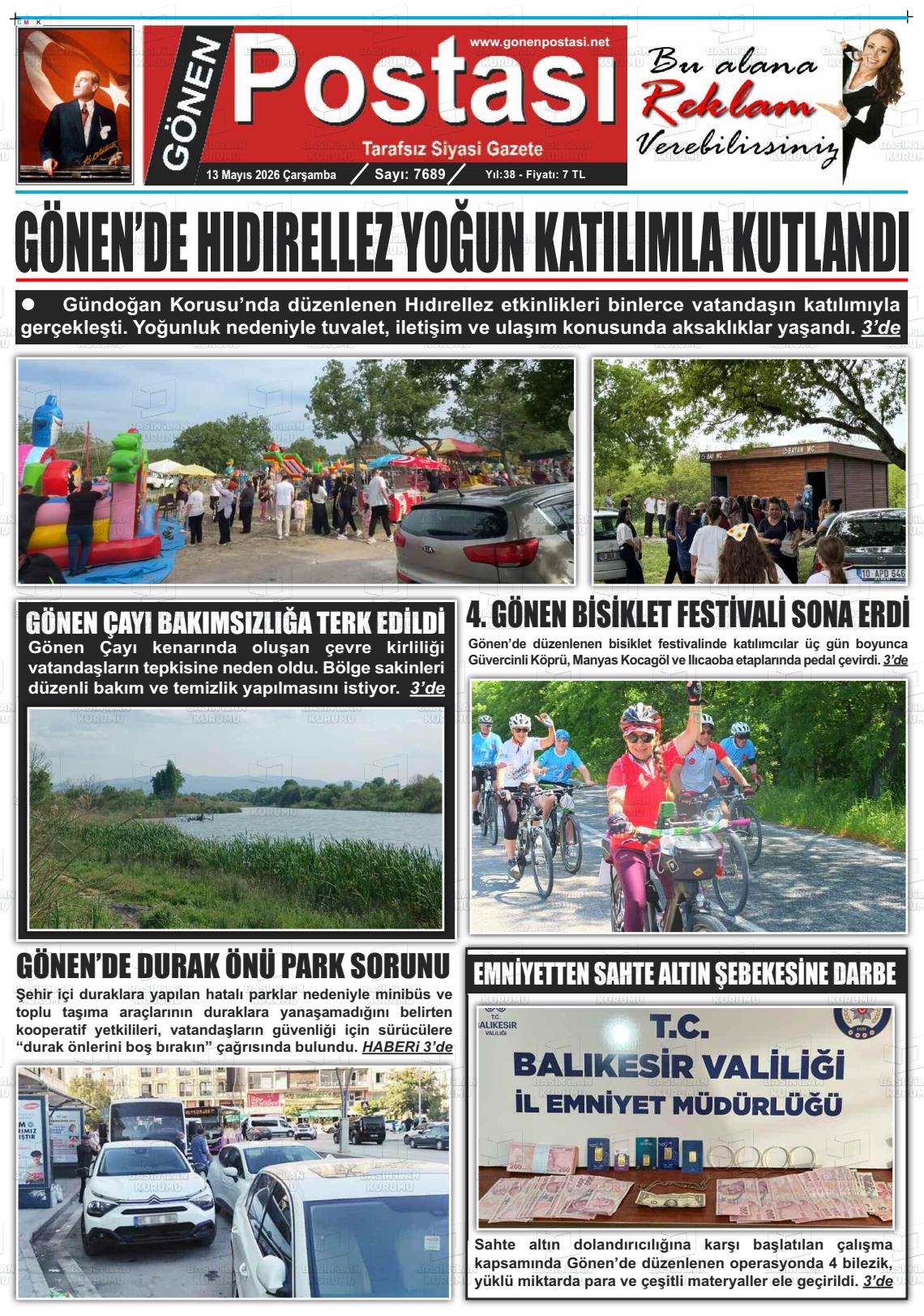 Balikesir Gonenpostasi 13.05.2026