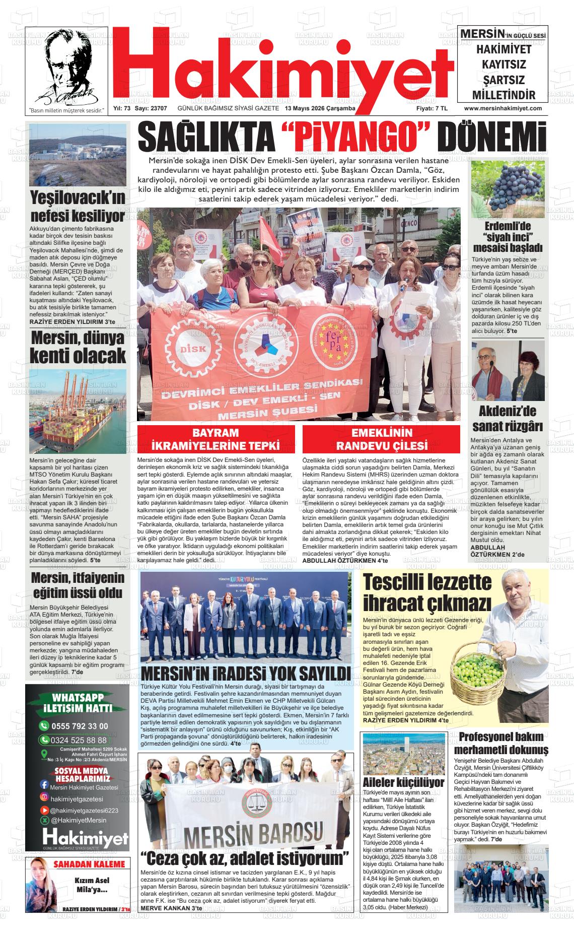 Konya Hakimiyet 13.05.2026