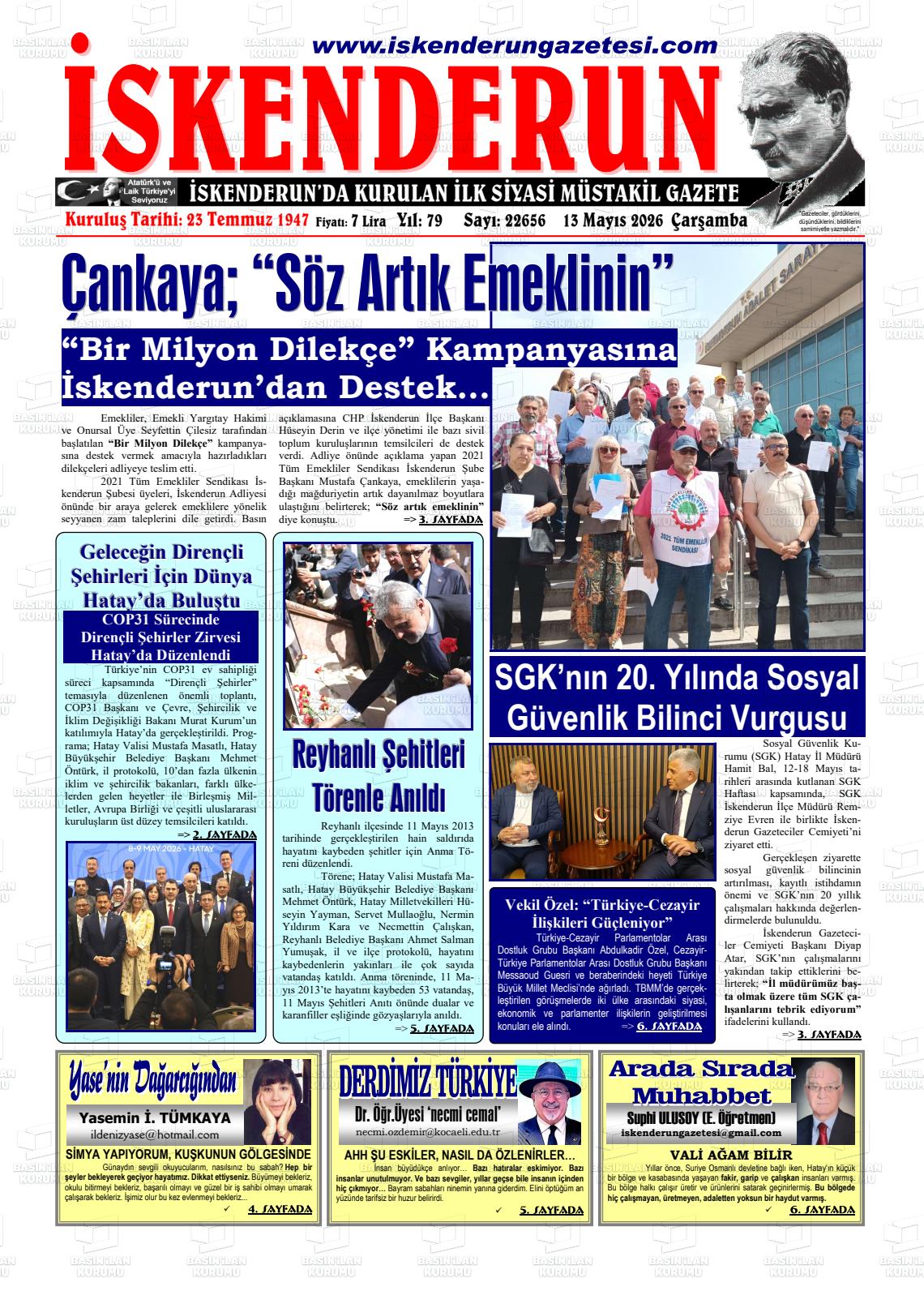 Hatay Iskenderun 13.05.2026