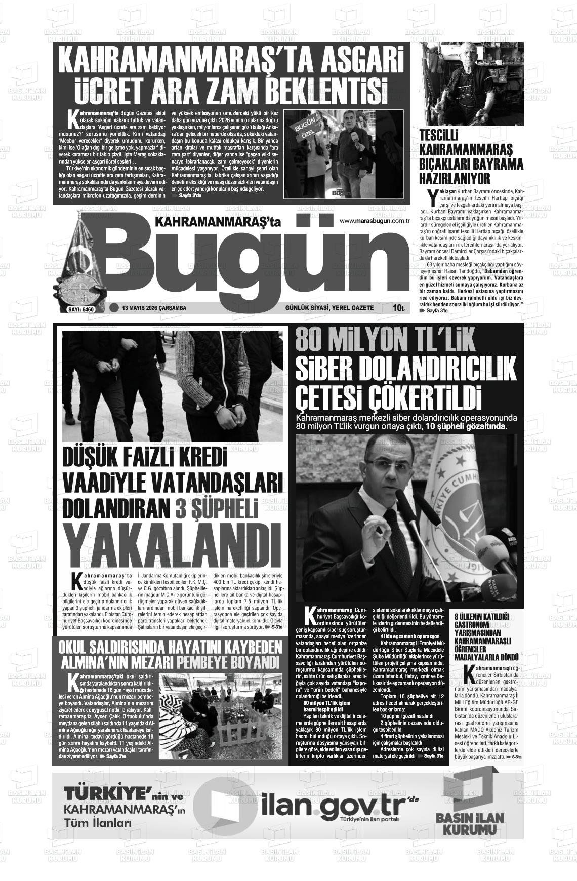 Kahramanmaras Tabugun 13.05.2026