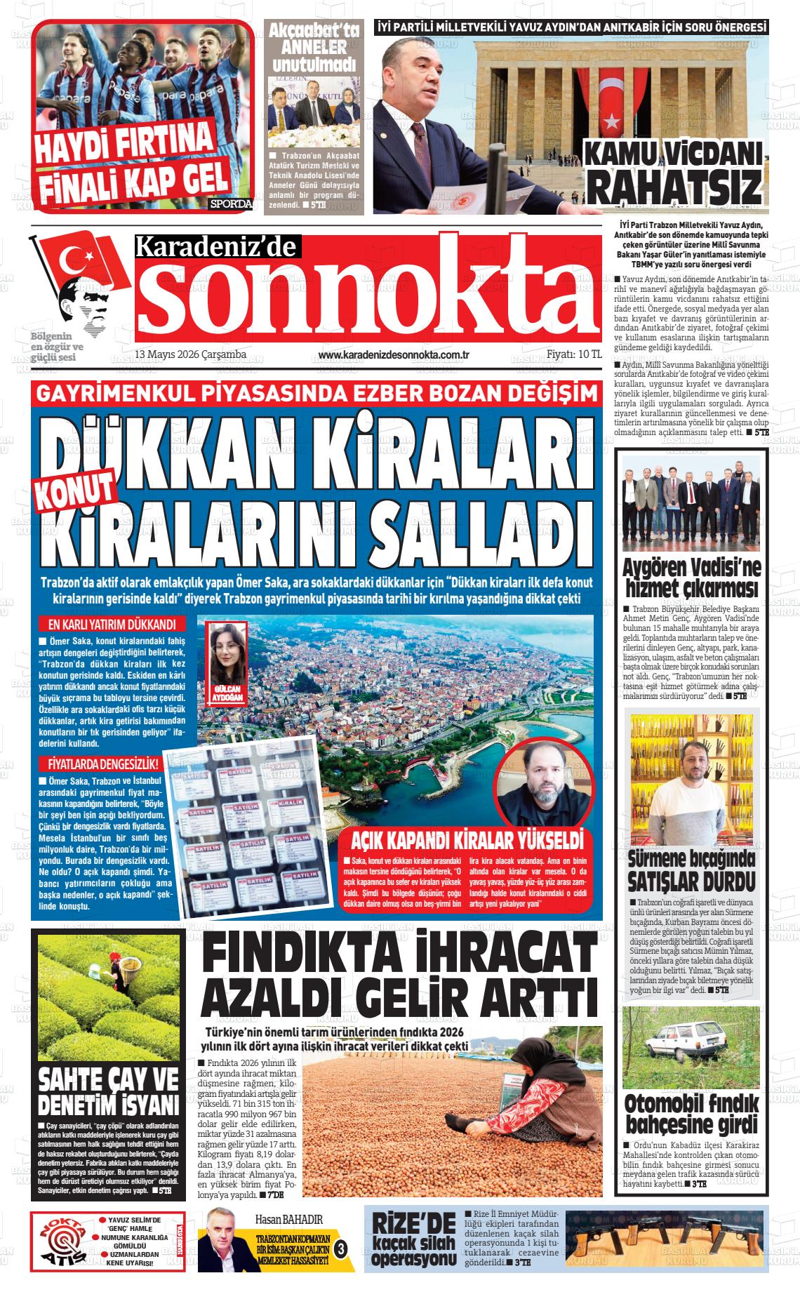 Trabzon Karadenizdesonnokta 13.05.2026