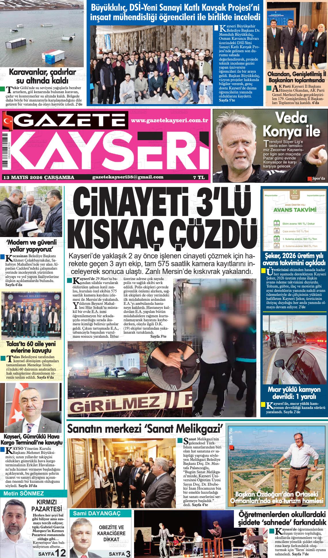 Kayseri Haber 38 13.05.2026