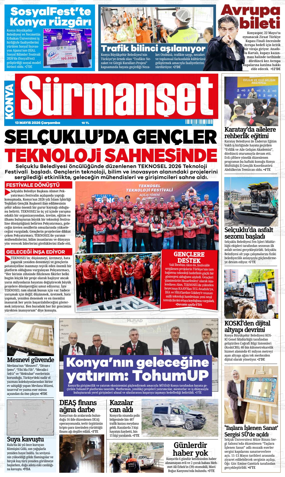 Konya Ninsesi 13.05.2026