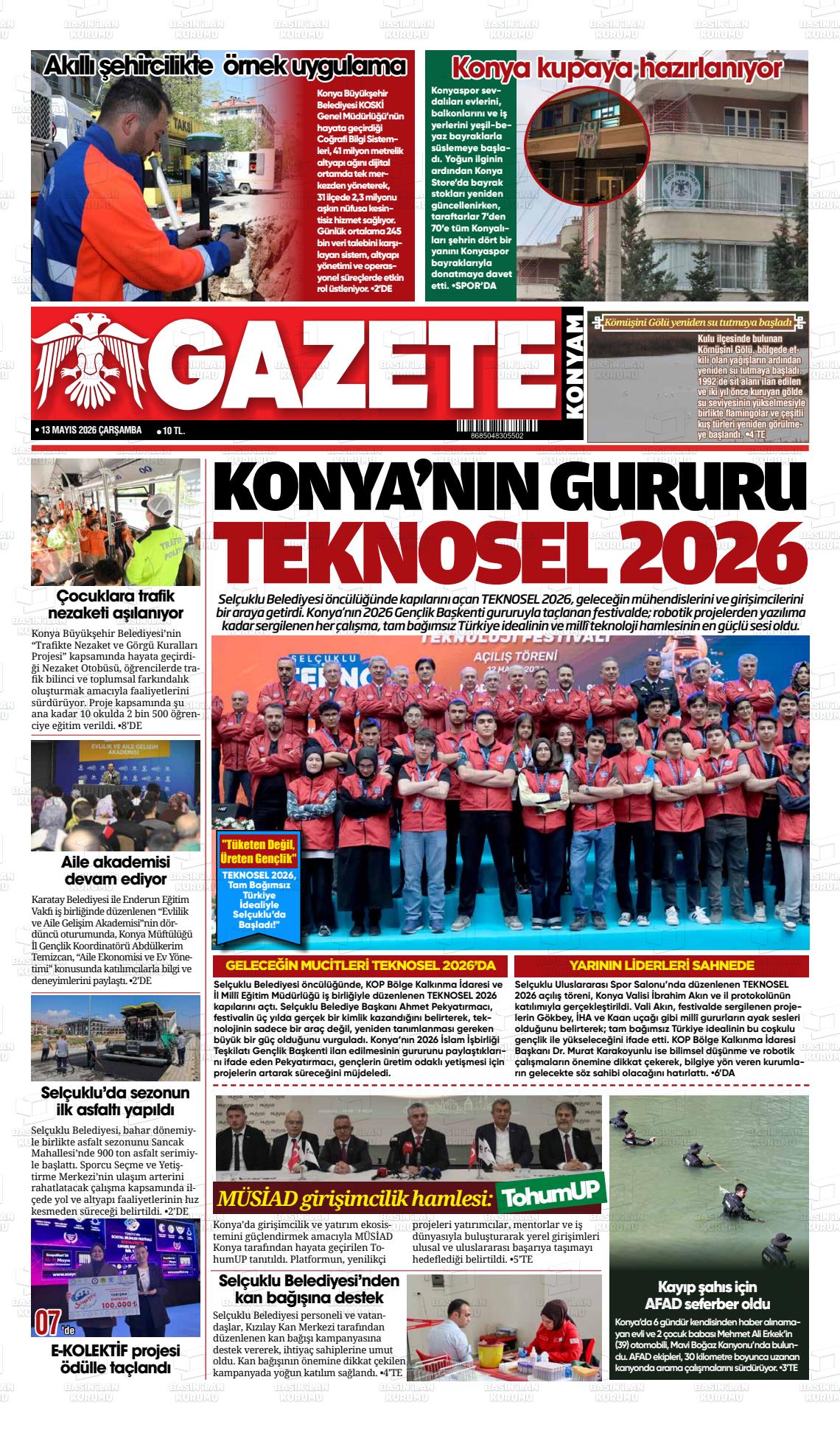 Konya Yenigun 13.05.2026