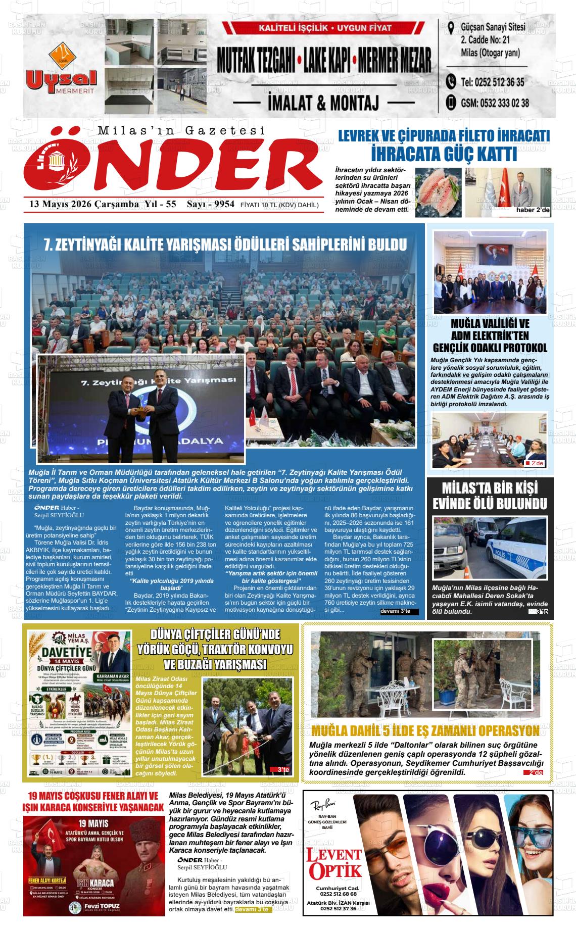 Mugla Onder 13.05.2026