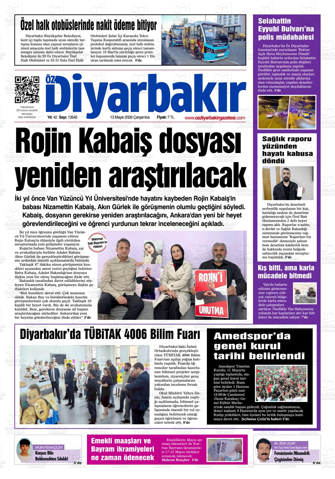 Diyarbakir Oz 13.05.2026