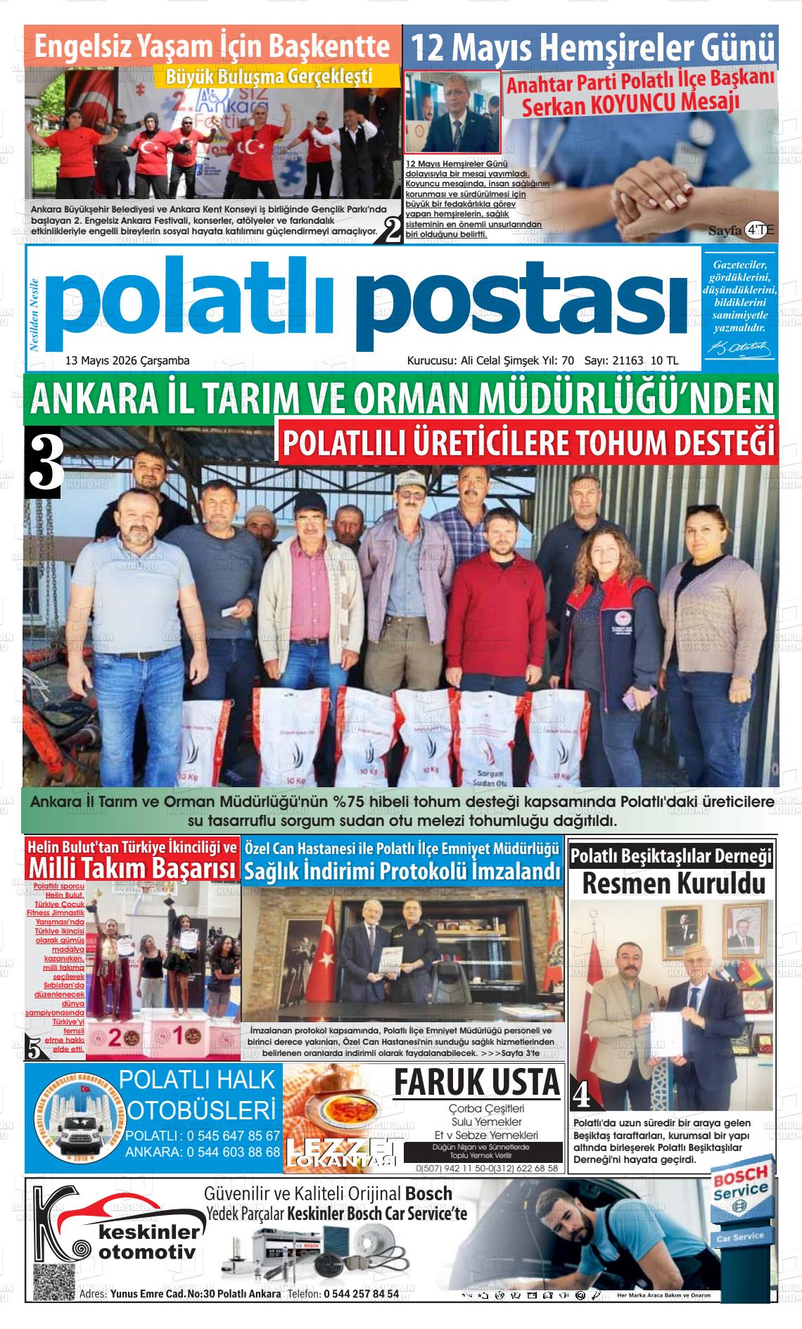 Ankara Polatlipostasi 13.05.2026