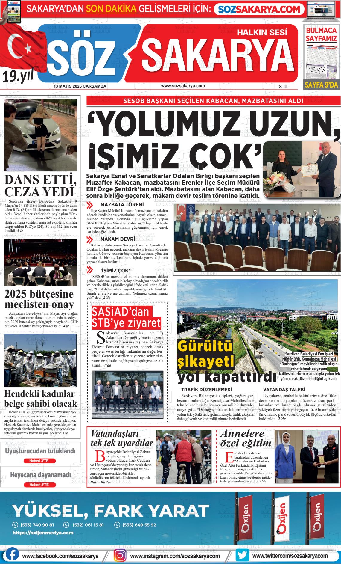 Sakarya Halk 13.05.2026